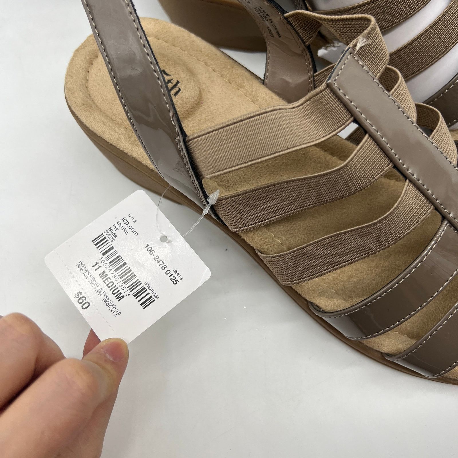Other East 5th Ivey Women's Memory Foam Sling Back Sandals Br Size US 11 / IT 41 - 3 Thumbnail