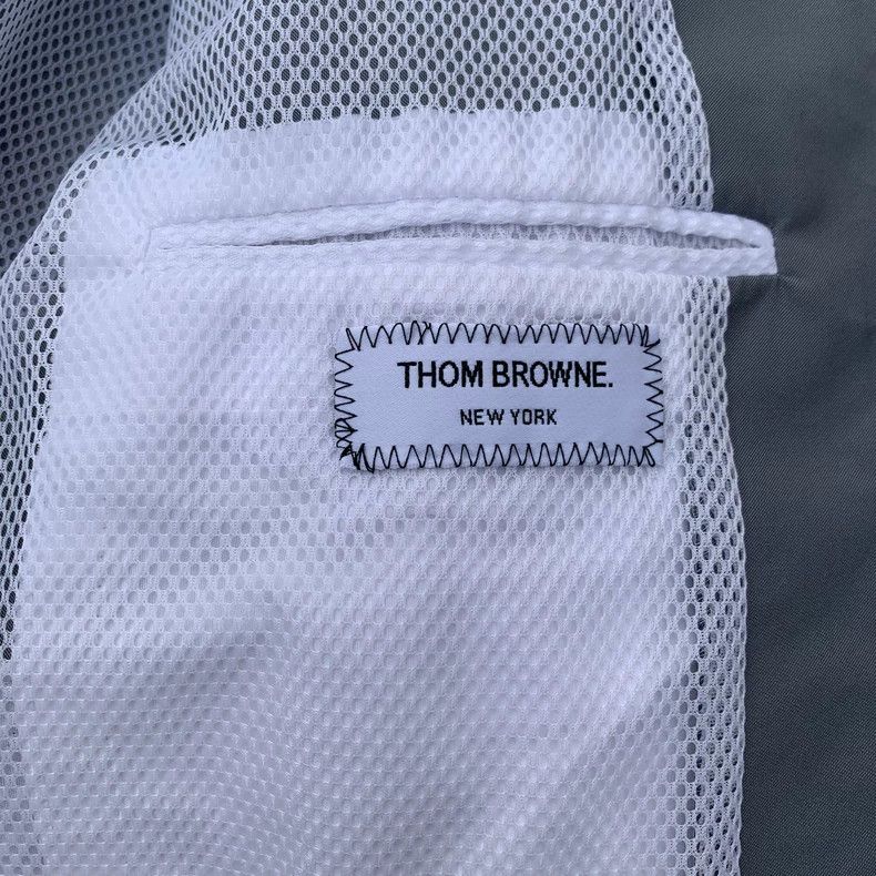 Thom Browne Thom Browne Nylon four-bar flight jacket 2503-Nextarrow Size US XL / EU 56 / 4 - 6 Thumbnail