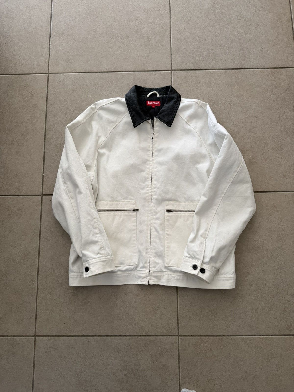 supreme×White Castle 15SS Work Jacket Supreme Supreme White Castle work jacket SS 15 | Grailed