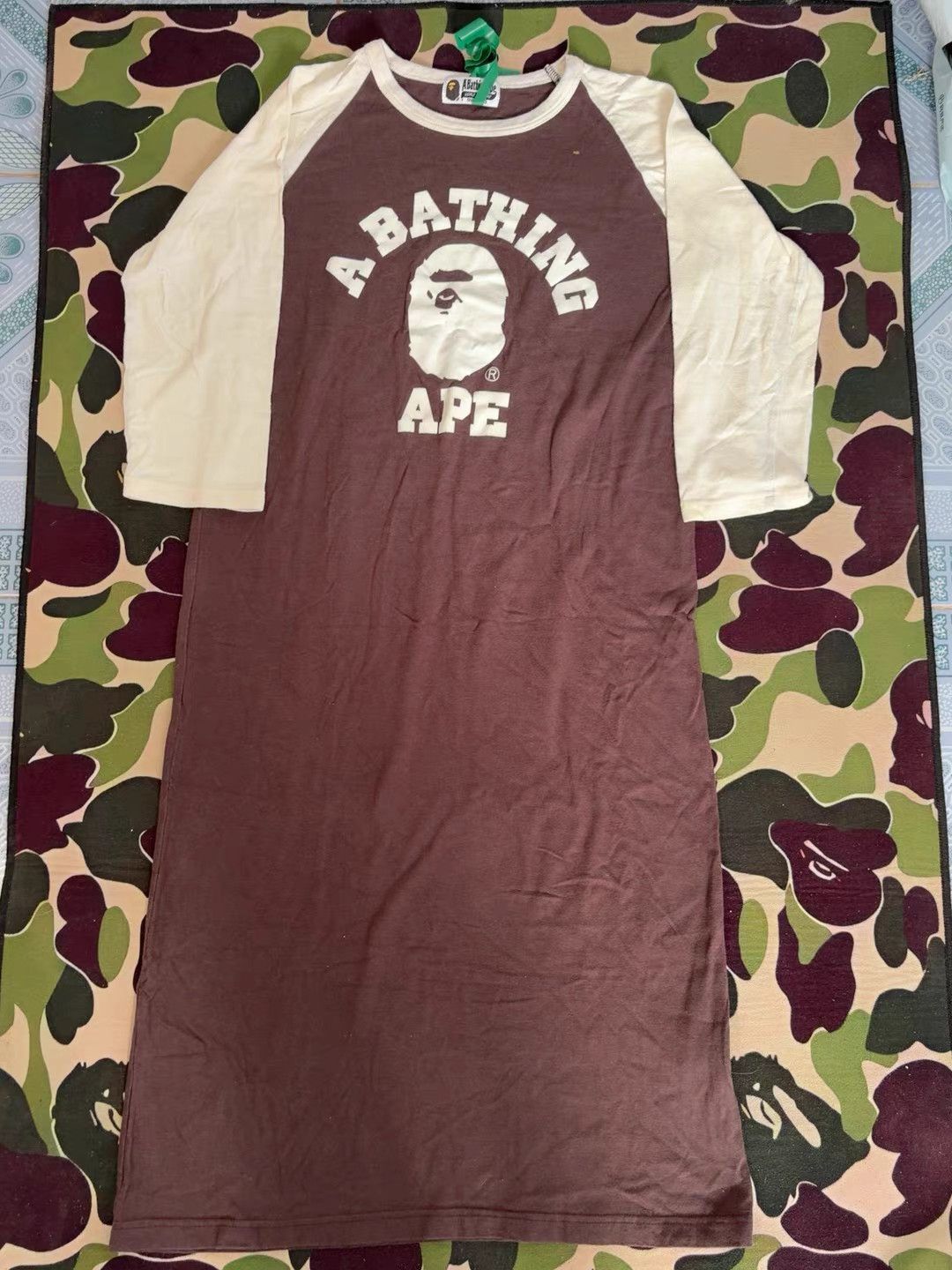 Bape Bape Long Length T-Shirt Size US L / EU 52-54 / 3 - 1 Thumbnail