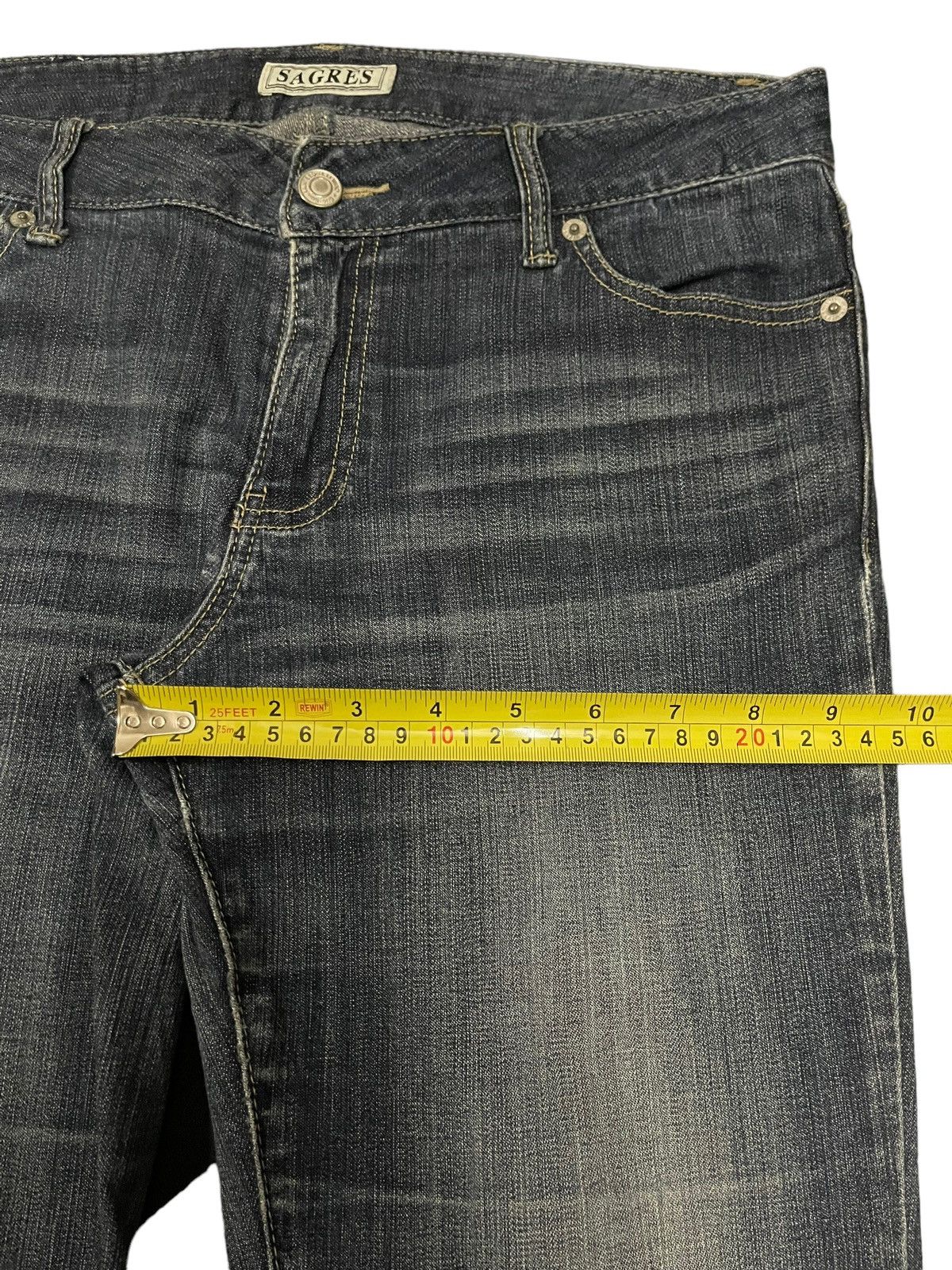 If Six Was Nine Vintage Japanese Brand Blue Wash Style Bootcut Jeans Size US 31 - 14 Thumbnail