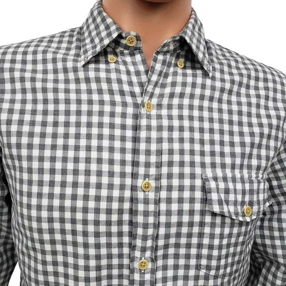 J.Crew J. Crew Work Shirt Pocket M Gingham Check Brushed Cotton Size US M / EU 48-50 / 2 - 2 Thumbnail