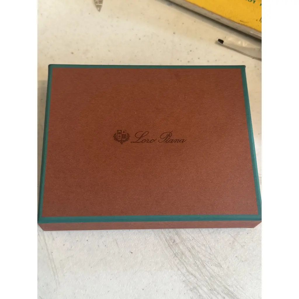 Loro Piana o1v3rcll0525 Size: OS / Leather Card Holder in Brown Size ONE SIZE - 4 Thumbnail