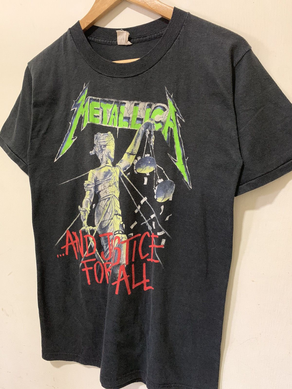 Metallica Vintage 80s Metallica And Justice For All Size US L / EU 52-54 / 3 - 7 Thumbnail