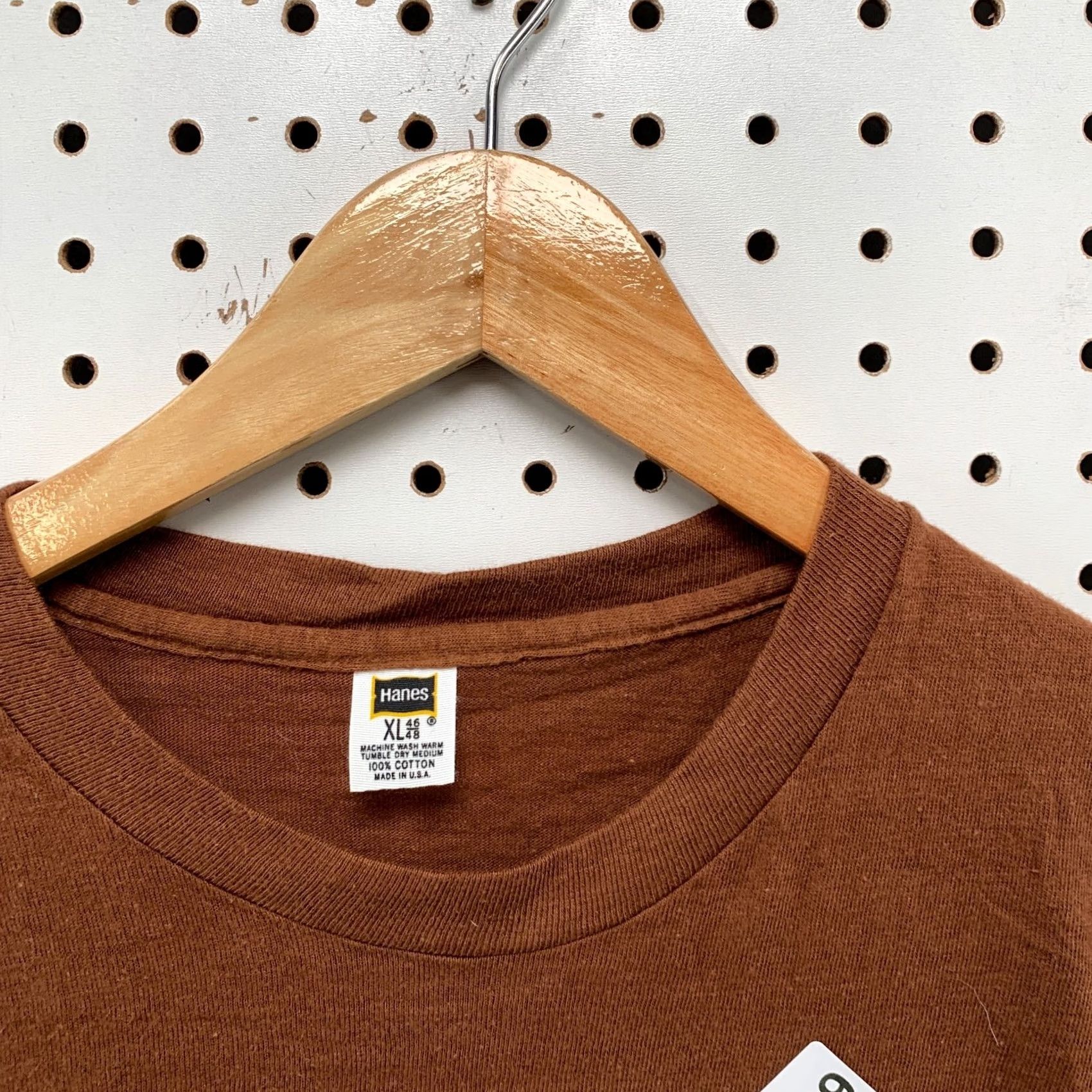 Hanes VINTAGE Hanes Armadillo Forever Texas Shirt XL Brown Men T-Shirt Graphic Print 70s USA Size US XL / EU 56 / 4 - 5 Thumbnail