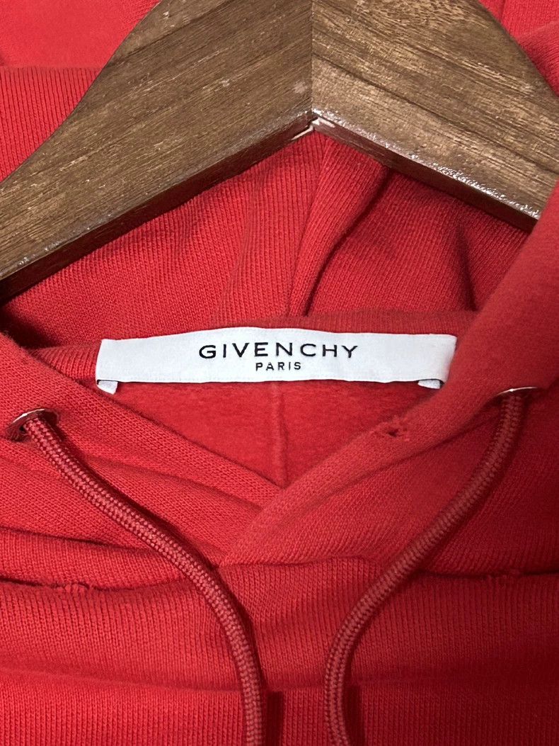 Givenchy Givenchy Distressed Style Red Hoodie Size US S / EU 44-46 / 1 - 3 Thumbnail