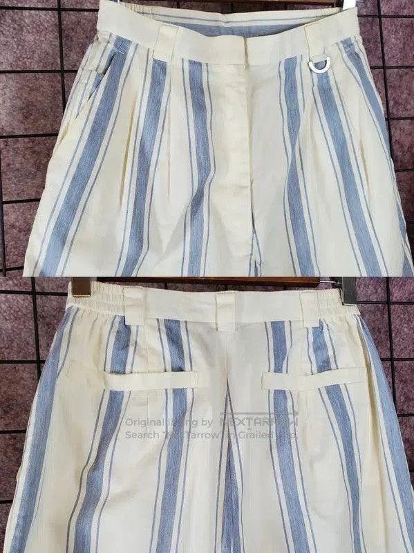 Dior Dior Summer White Cotton Casual Pants . Size 28" / US 6 / IT 42 - 2 Thumbnail