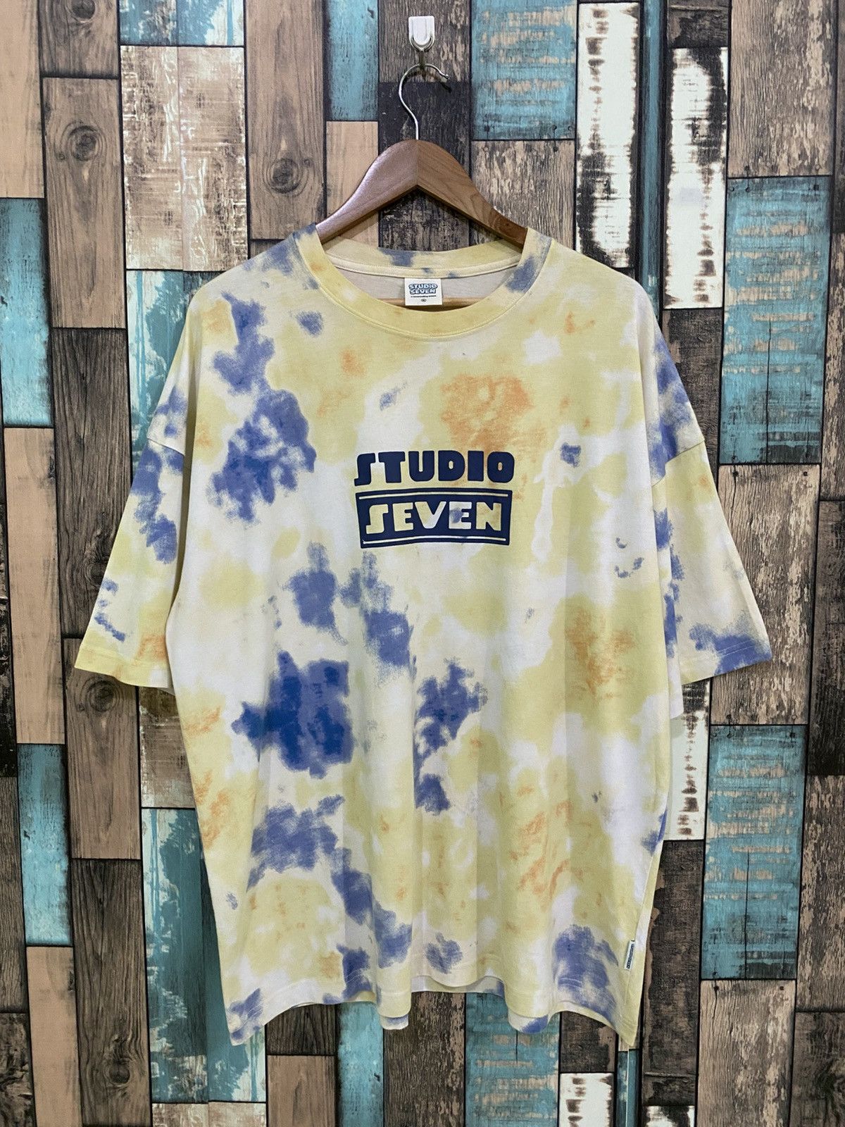 Japanese Brand × Studio Seven Studio Seven Logo Tie Dye T Shirt Size US XL / EU 56 / 4 - 1 Thumbnail