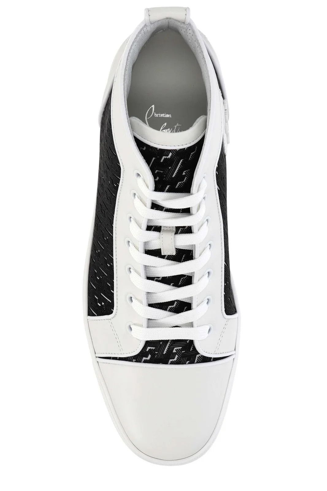 Christian Louboutin o1bcso1str1024 Sneaker in Black & White Size US 12 / EU 45 - 3 Thumbnail