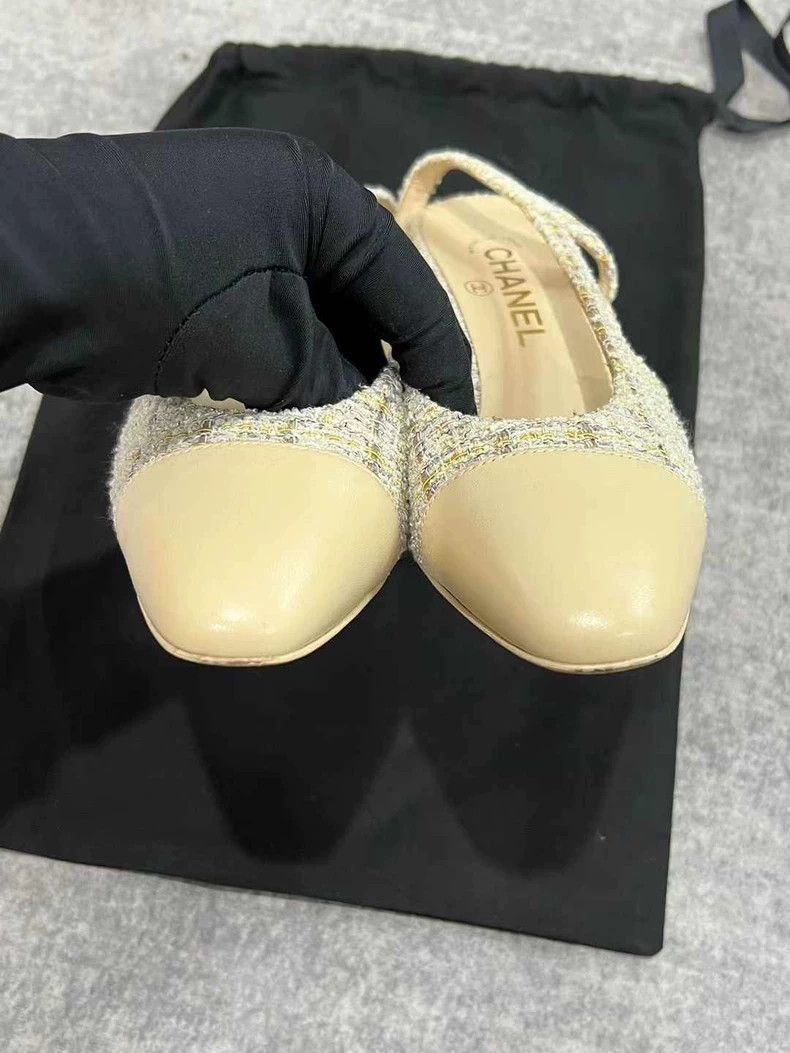 Chanel Chanel High Heels with Elegant Design Size US 7 / IT 37 - 4 Thumbnail