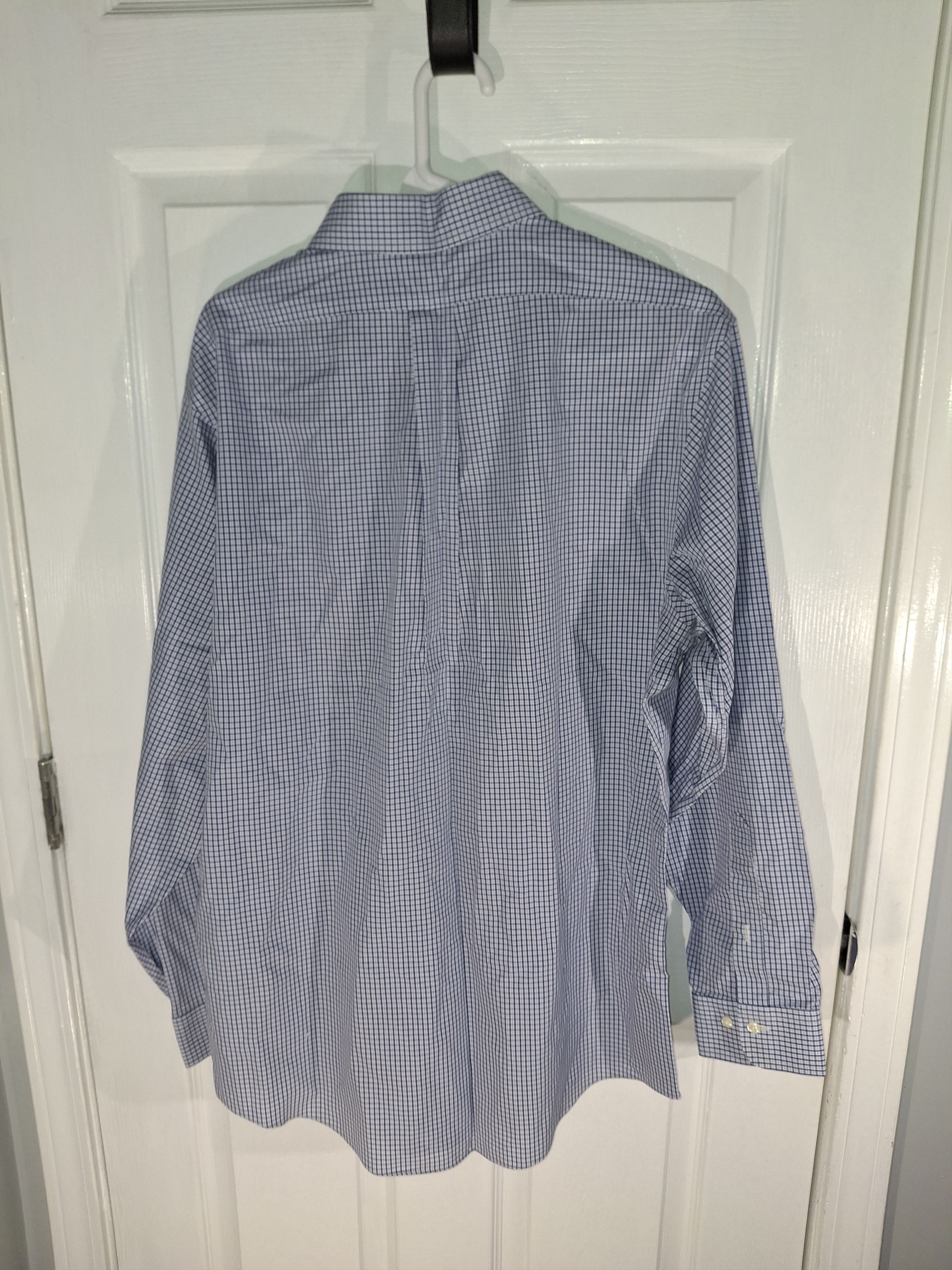 Brooks Brothers Brooks Brothers 346 Blue Check Dress Shirt 16 1/2 - 4/5 Size US M / EU 48-50 / 2 - 3 Thumbnail