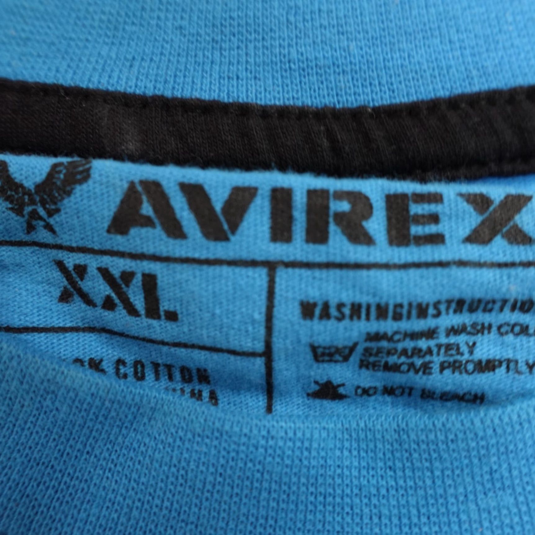 Avirex VINTAGE Avirex Shirt 2XL Blue Embroidered Cross Skull Crown Hip Hop Rap Streetwear Y2K Mens T-Shirt Short Sleeve Style Embroidered Logo Size US XXL / EU 58 / 5 - 4 Thumbnail