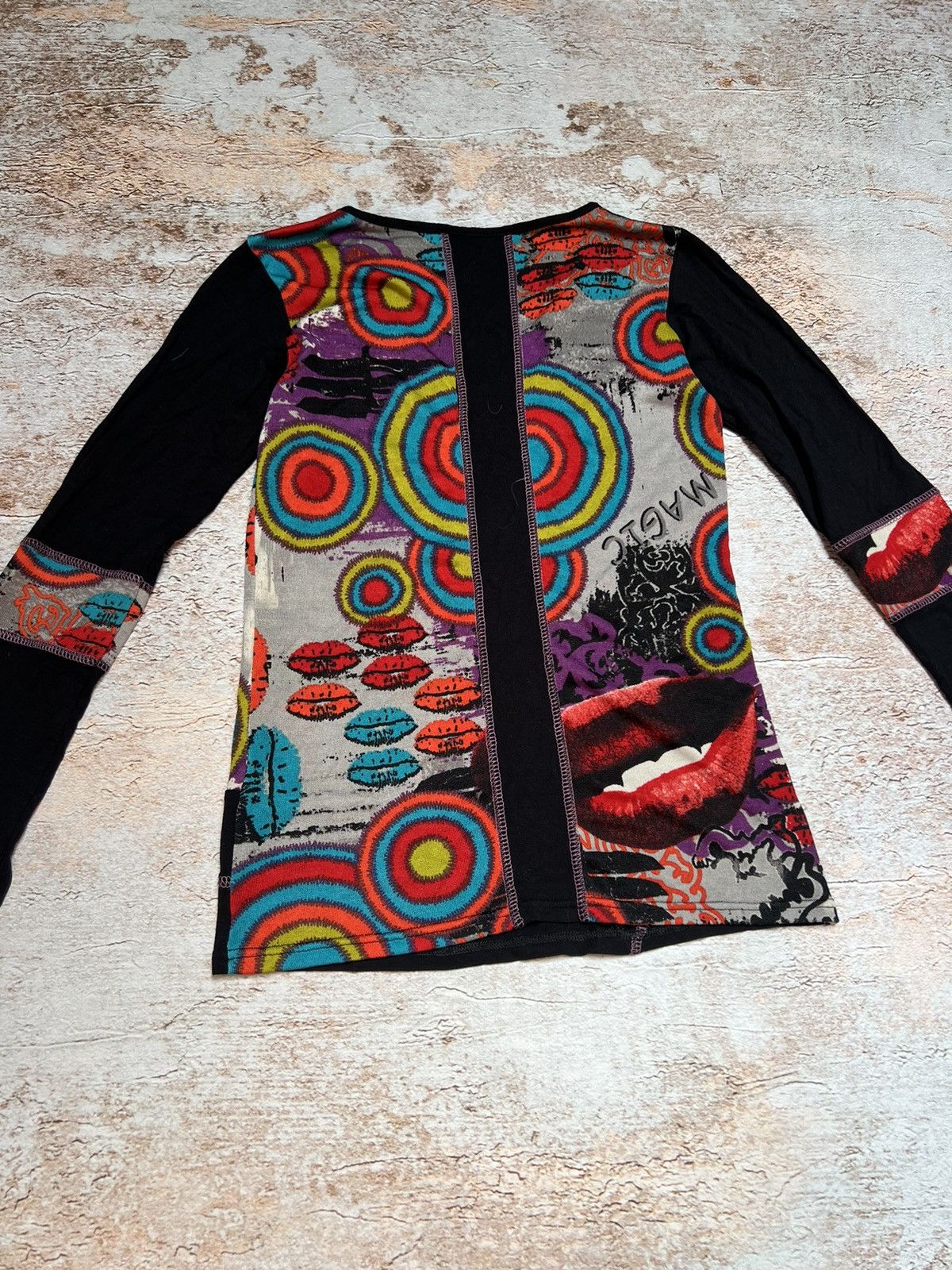 Japanese Brand × Vintage Vintage elastic lips long sleeve Size S / US 4 / IT 40 - 5 Thumbnail