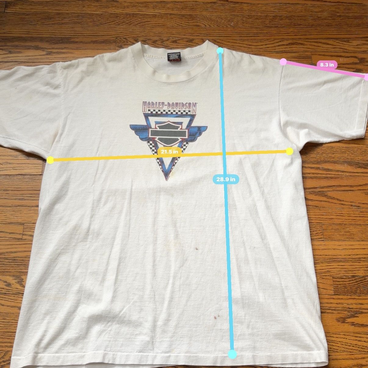 Japanese Brand insane vintage single stitch Harley-Davidson Graphic T-Shirt Size US XL / EU 56 / 4 - 7 Thumbnail