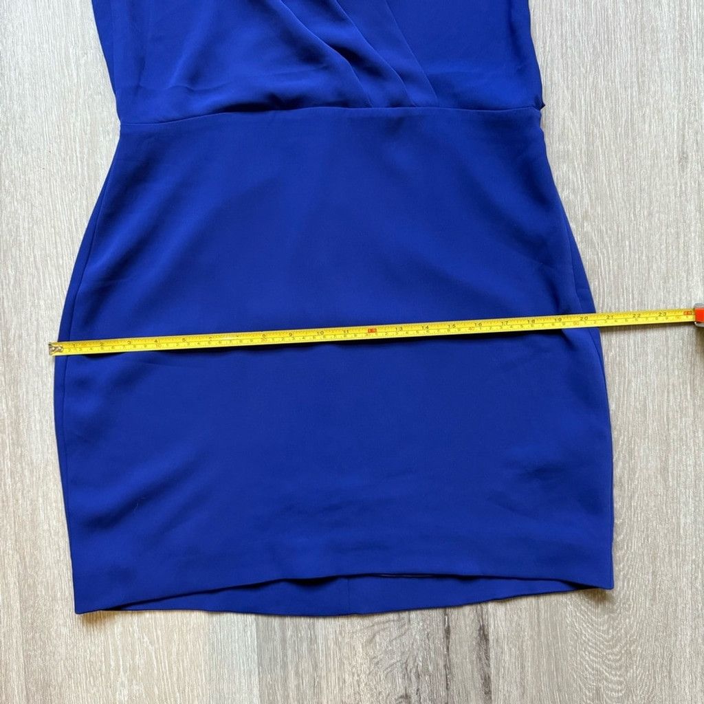 Aritzia Wilfred Blue Wrap Sheath Dress Size M / US 6-8 / IT 42-44 - 8 Thumbnail