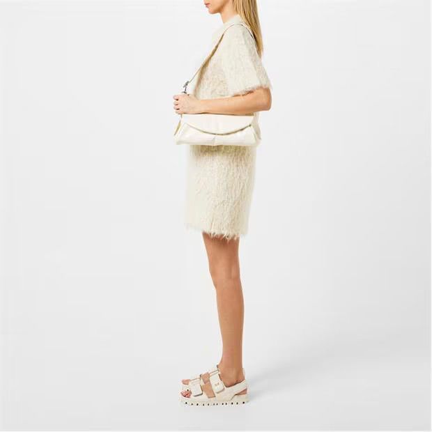 Jil Sander o1g2r1mq1024 Mini Dress in Ess Shell Size XS / US 0-2 / IT 36-38 - 5 Thumbnail