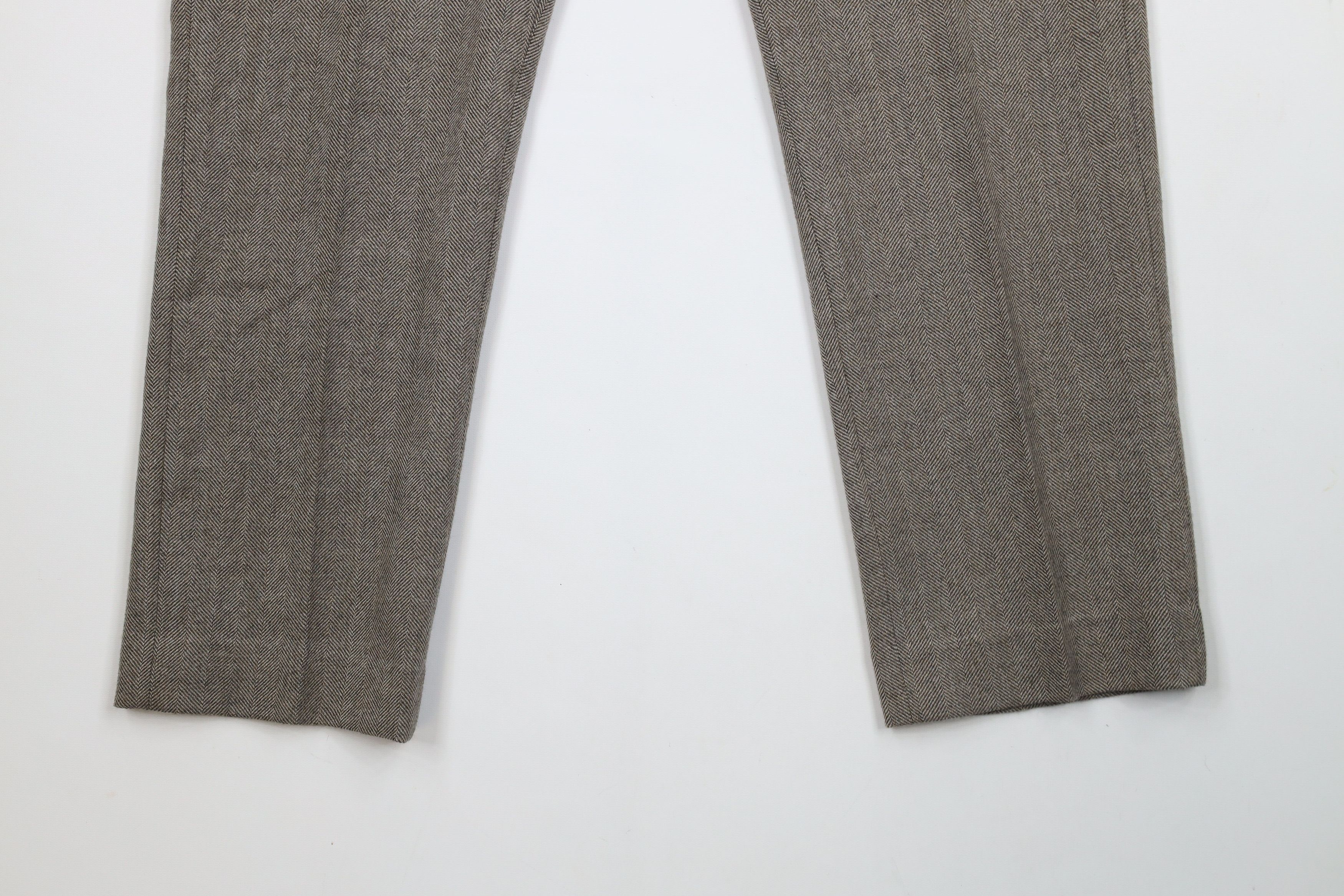 J.Crew × Vintage J Crew Bedford Wool Tweed Herringbone Chino Pants Trousers Size US 34 / EU 50 - 4 Thumbnail