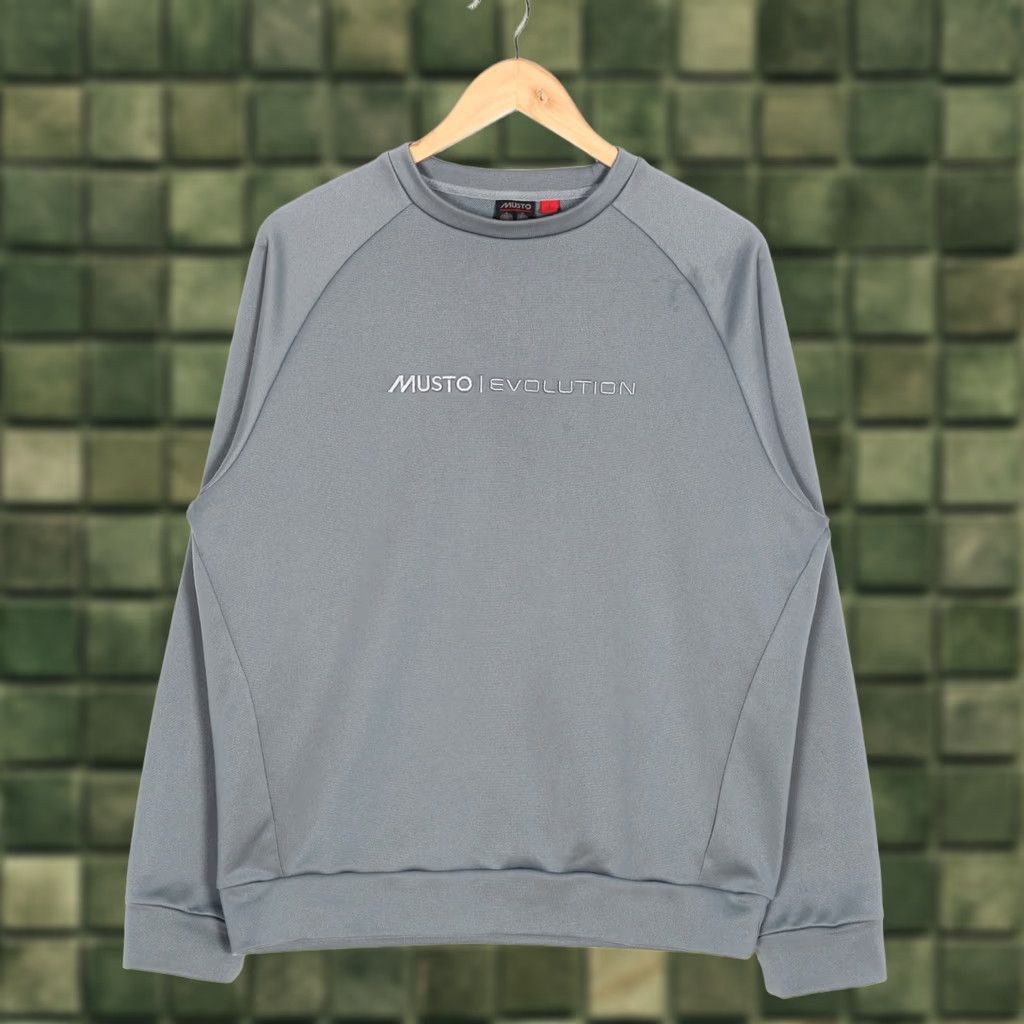 Musto MUSTO EVOLUTION 11th Hour Racing Crew Pullover Sweatshirt Men L Grey / 52 / 52 Size US L / EU 52-54 / 3 - 1 Thumbnail