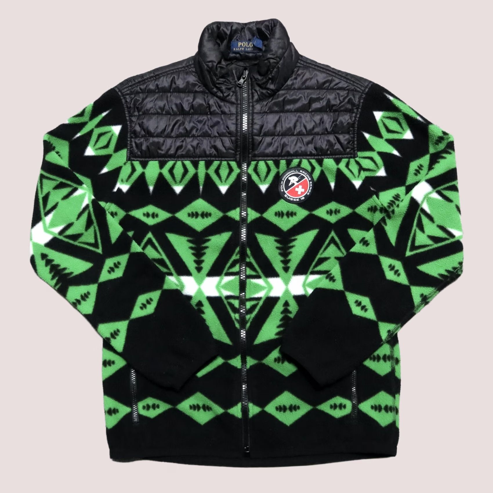 Polo Ralph Lauren Polo Ralph Lauren Downhill Racing Series Fleece Jacket Mens Jacket M Green Vintage Size US M / EU 48-50 / 2 - 1 Thumbnail