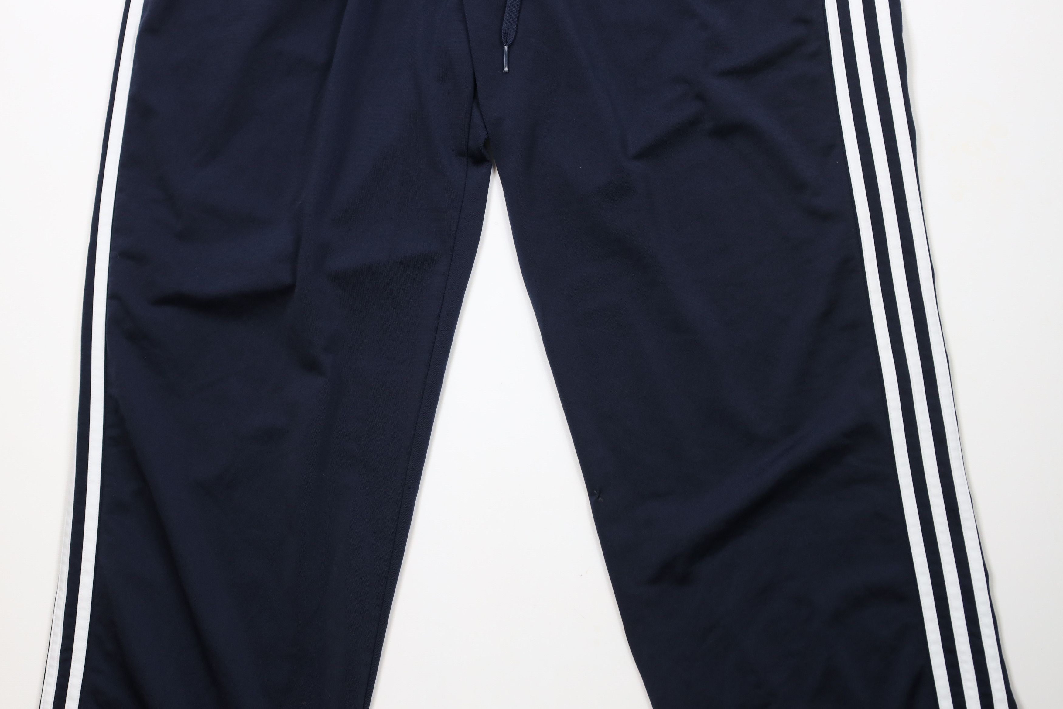 Adidas × Vintage Vintage Y2K Adidas Striped Wide Leg Sweatpants Pants Blue Size US 38 / EU 54 - 3 Thumbnail