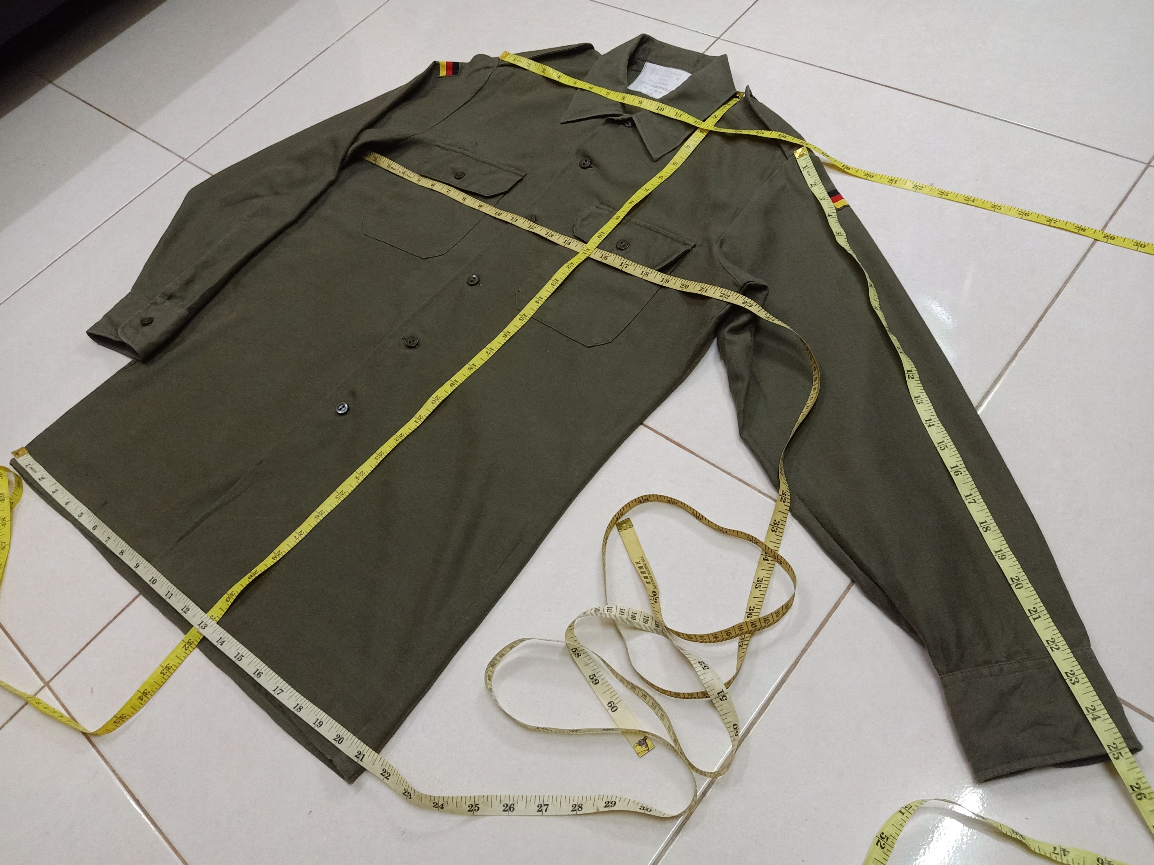 Other 1985 WAHLER Germany Military Army Field Shirt Size US L / EU 52-54 / 3 - 8 Thumbnail