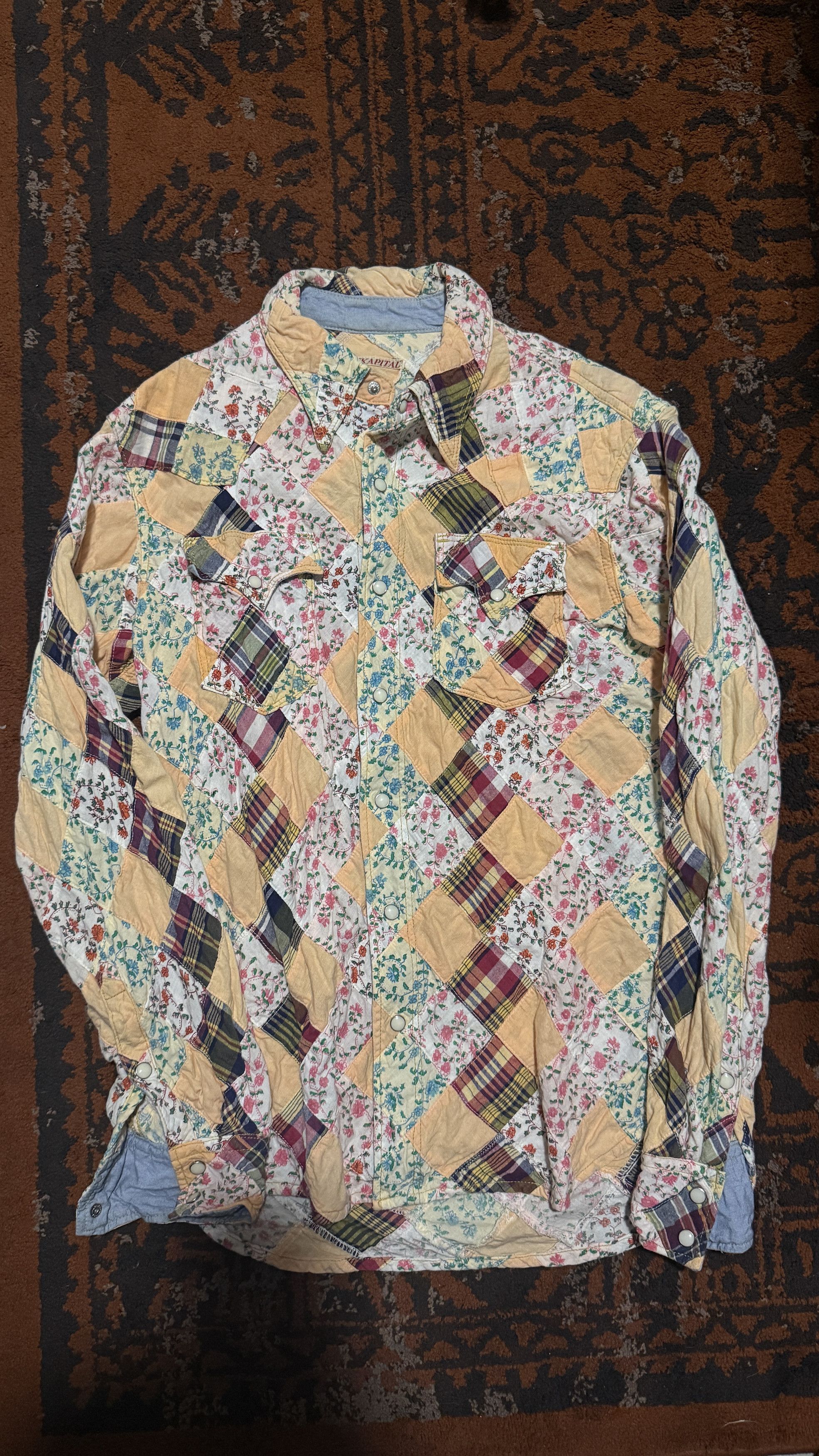 Kapital Kapital patchwork shirt Size US S / EU 44-46 / 1 - 1 Thumbnail