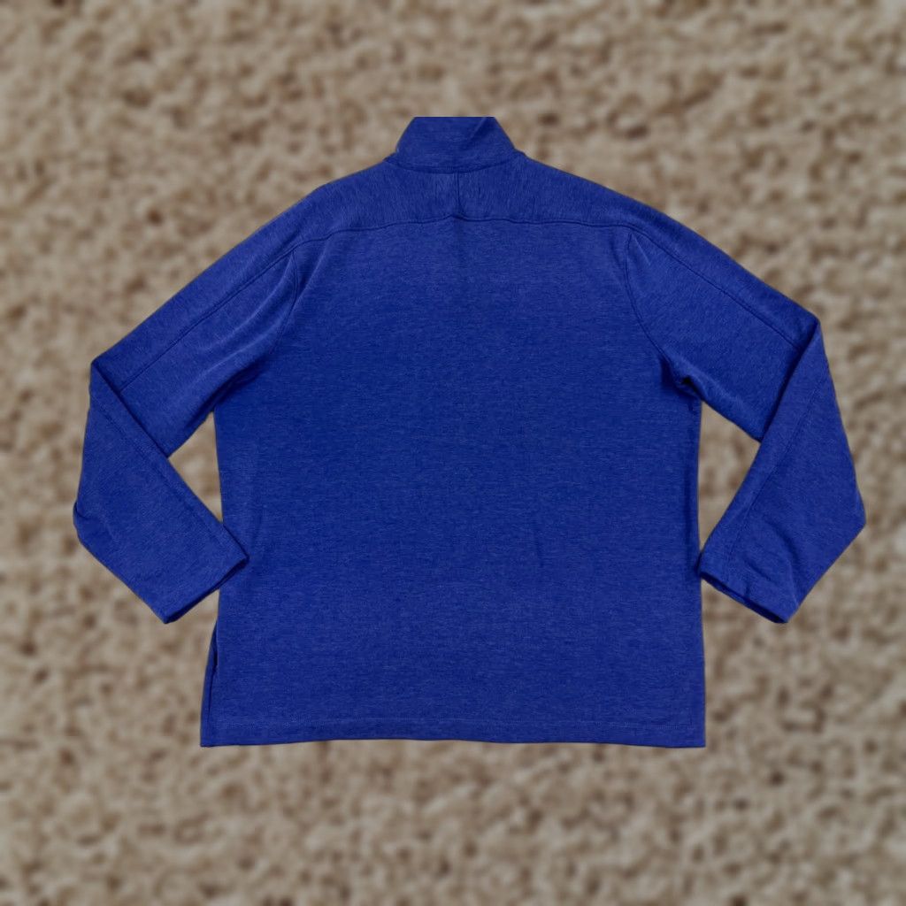 Banana Republic Banana Republic Mens 1/4 Zip Sweater XL Blue Casual Shirt Pullover Knit Mock Neck"} Size US XL / EU 56 / 4 - 1 Thumbnail