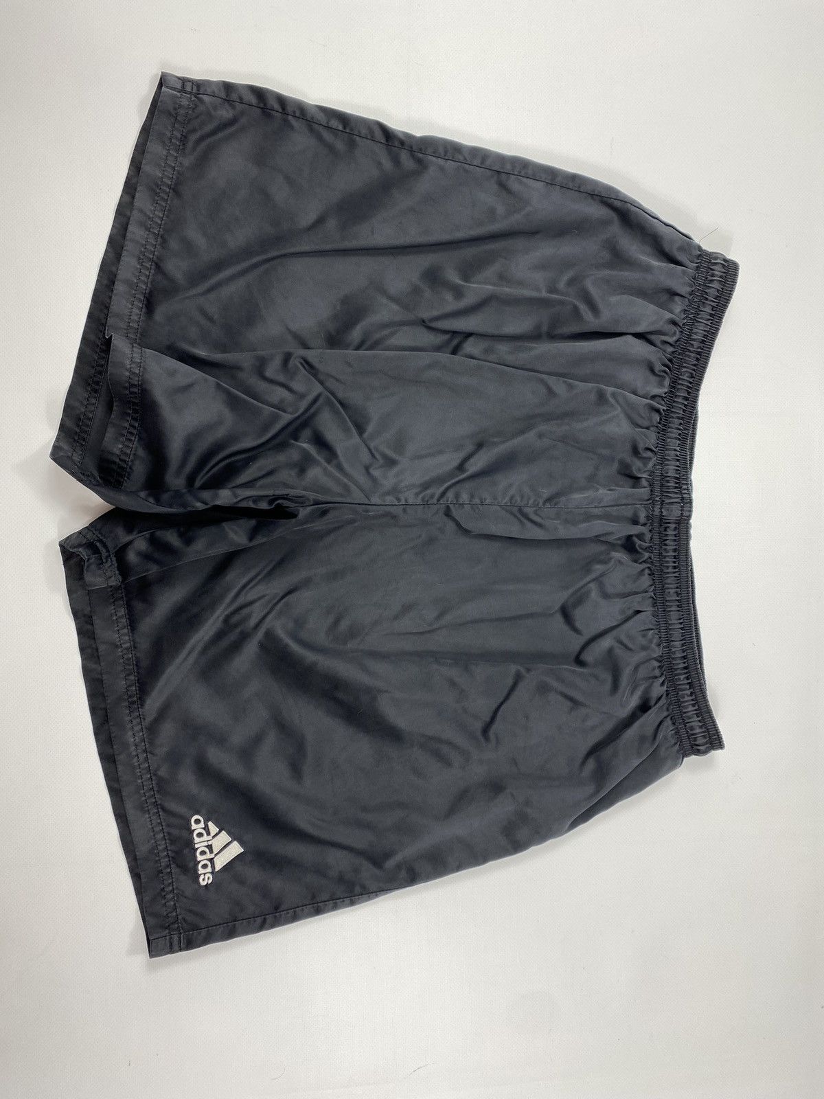Adidas 🔥LASTDROP🔥 #2 Vintage Adidas Graphite Black Nylon Shorts Size US 36 / EU 52 - 4 Thumbnail