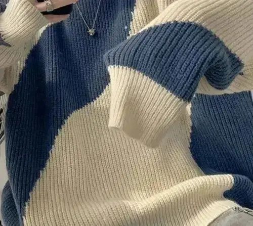 VIBE Men's warm sweater in style y2k Size US L / EU 52-54 / 3 - 3 Thumbnail