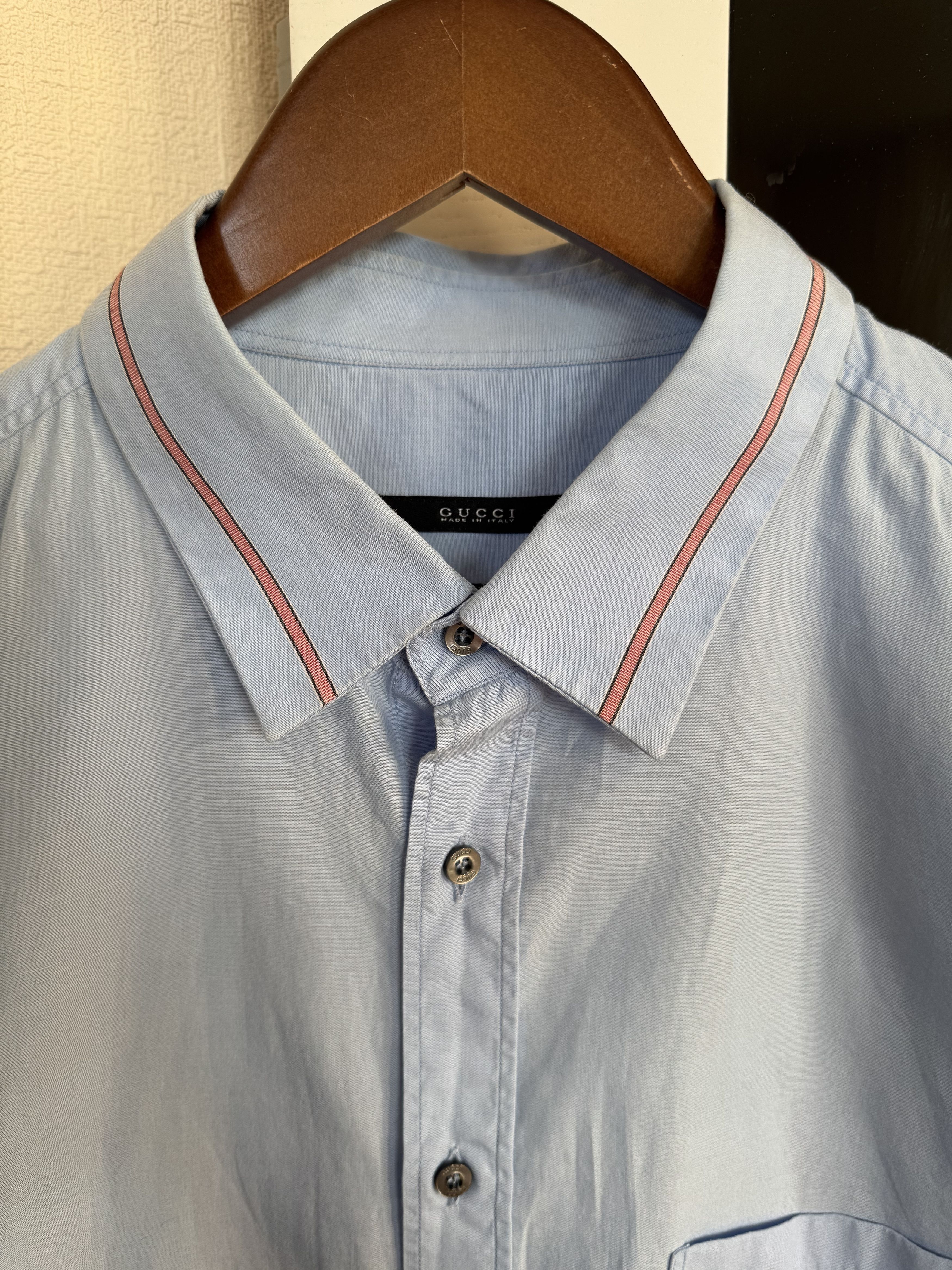 Gucci Gucci shirt with a striped collar Size US L / EU 52-54 / 3 - 2 Thumbnail