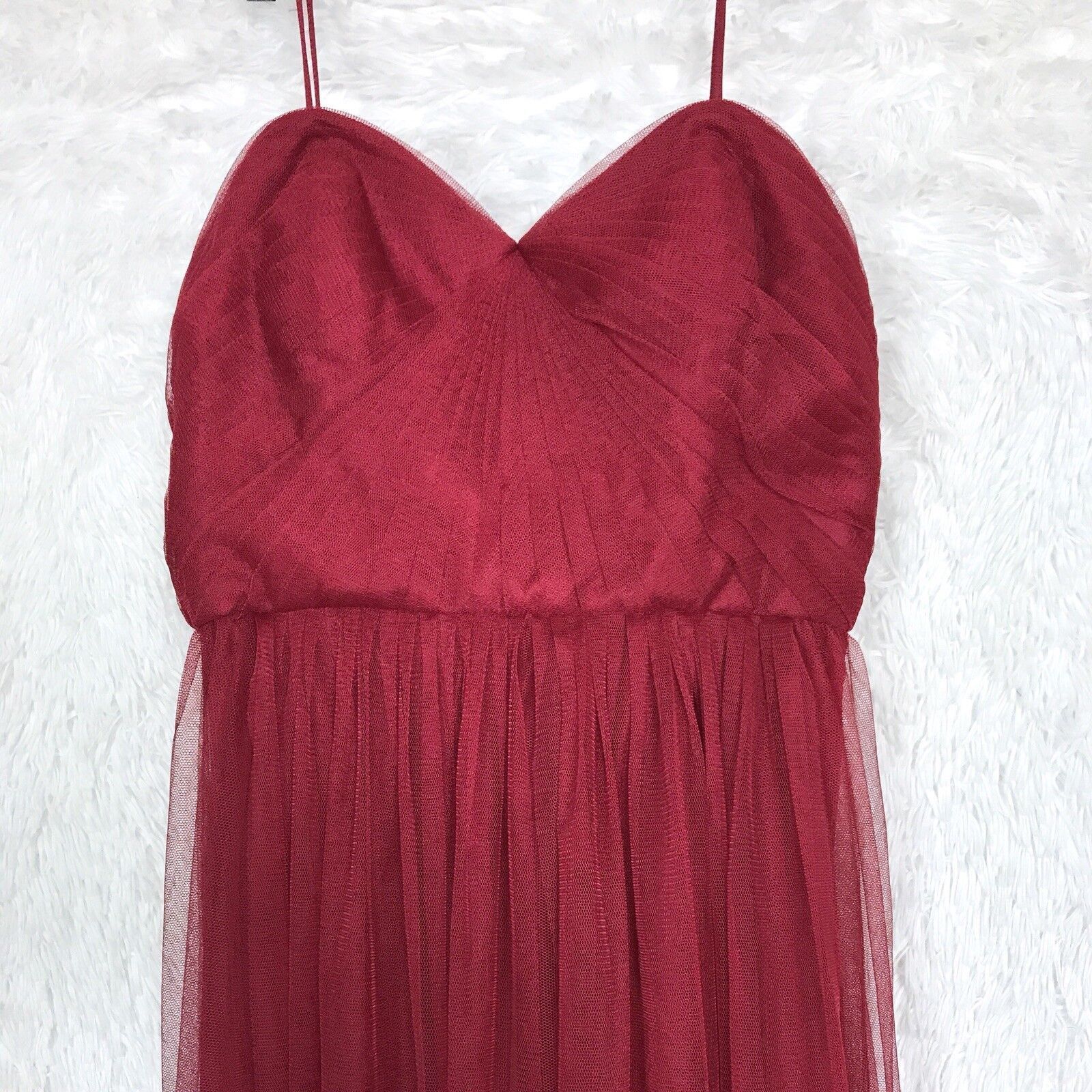 Other Watters Wtoo Infinity Bobbinet Bridesmaid Dress Claret 12 Size XL / US 12-14 / IT 48-50 - 4 Thumbnail