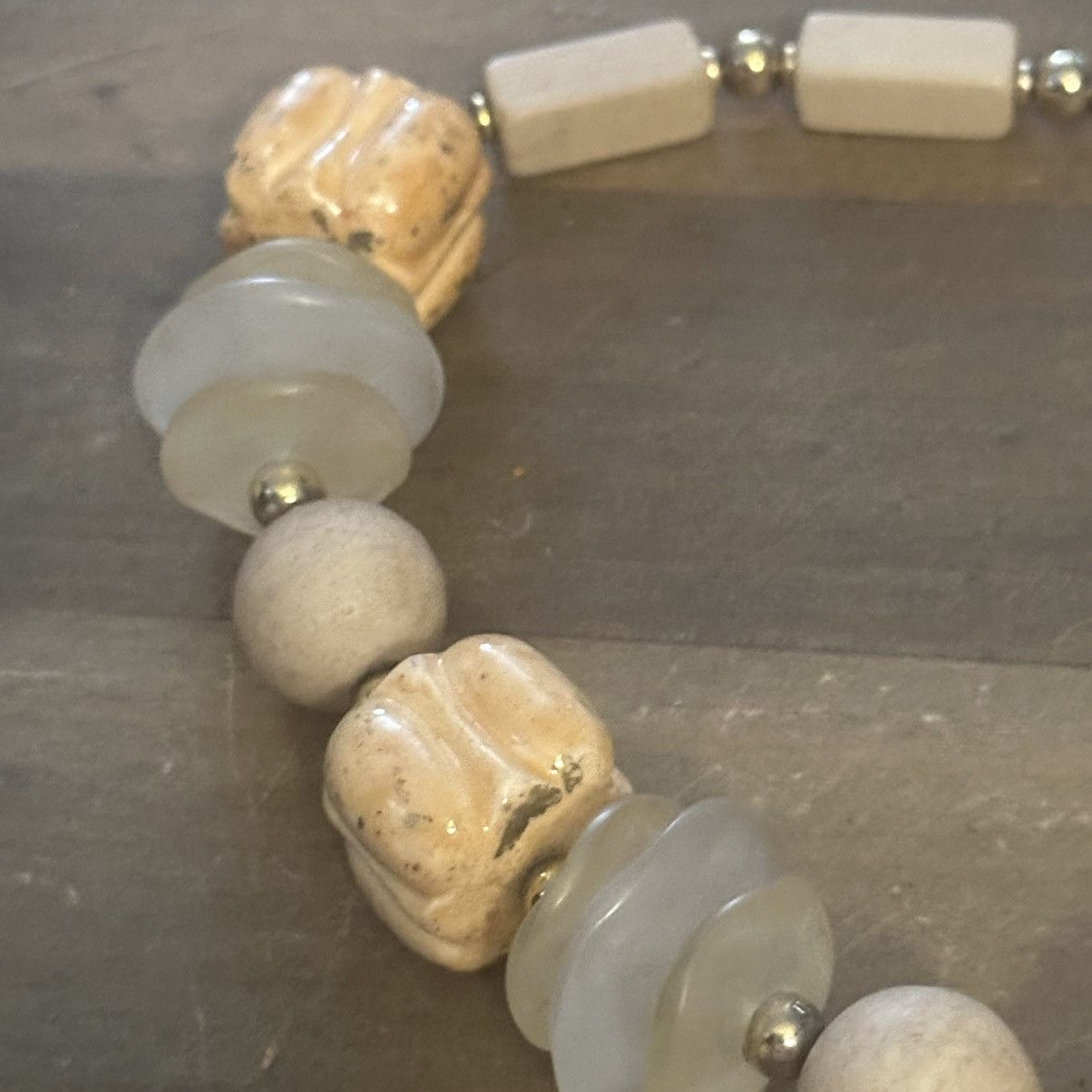 Other Porcelain and glass bead chunky necklace Size ONE SIZE - 5 Thumbnail