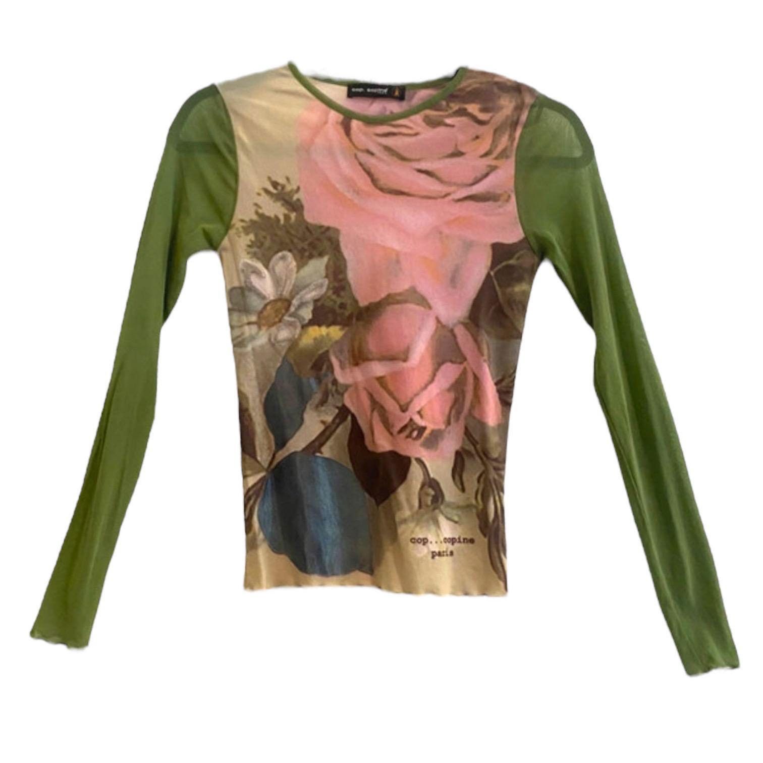 Other The Cop Copine Roses Meshtop Size ONE SIZE - 1 Thumbnail