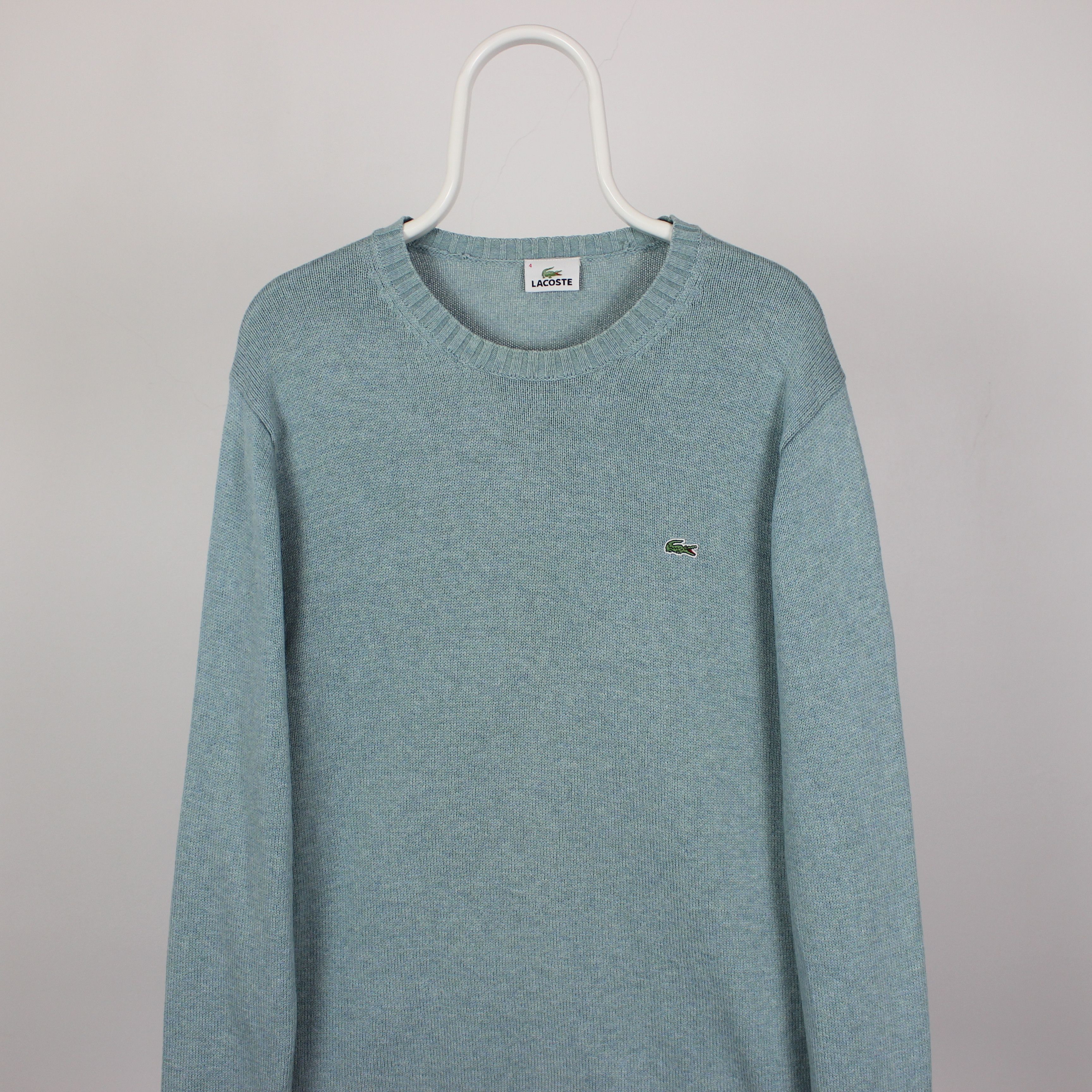Lacoste Lacoste sweater men cotton wool blue green L 4 Size US L / EU 52-54 / 3 - 4 Thumbnail
