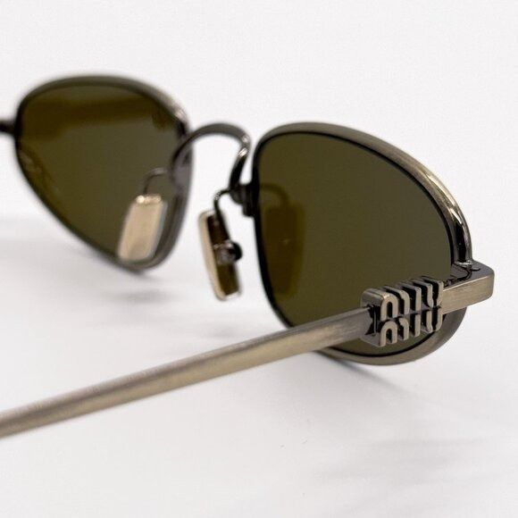 Miu Miu NEW MIU MIU SUNGLASSES MUA52S 26C09Z BROWN WOMEN MU A52S SMU Size ONE SIZE - 6 Thumbnail