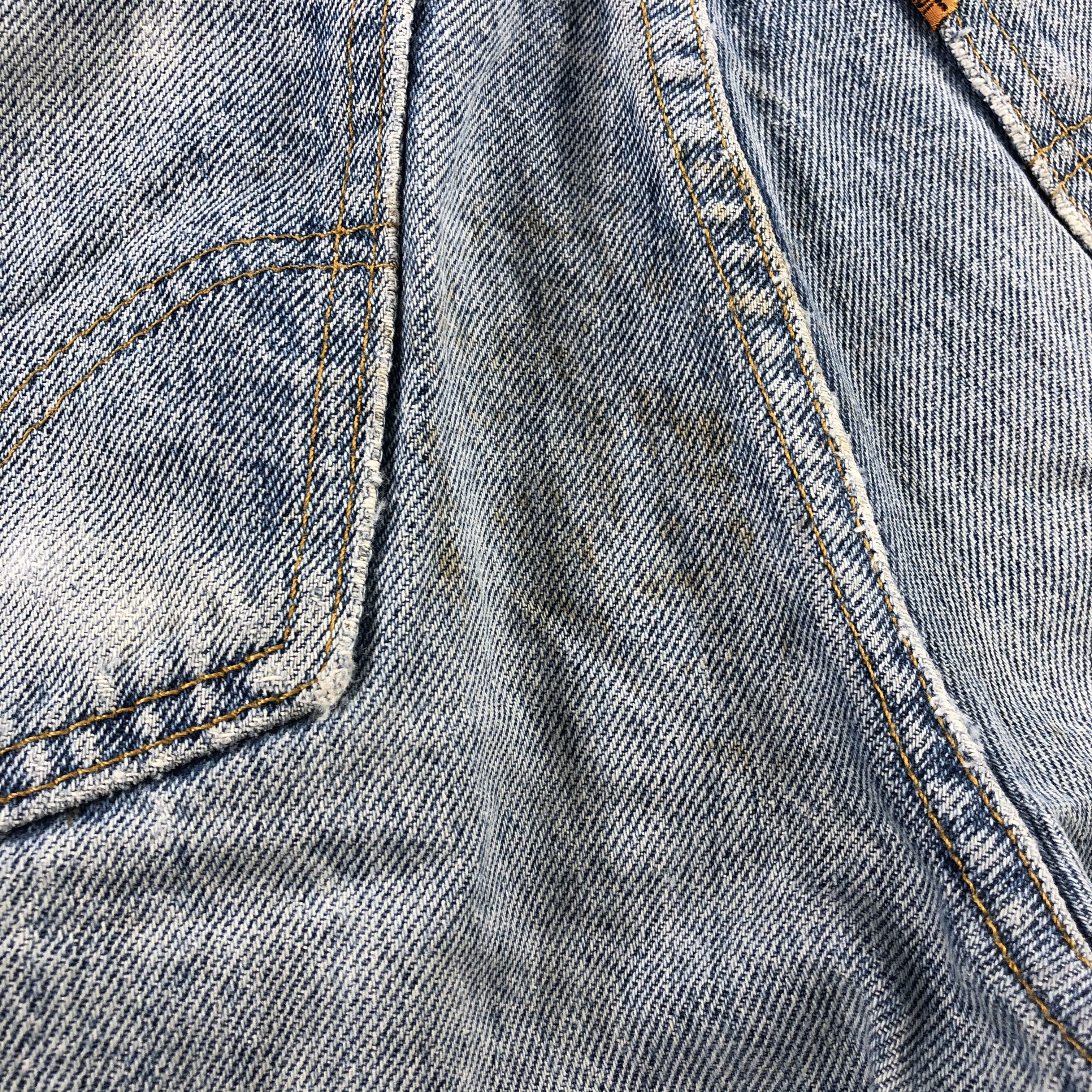 Levi's Vintage 90s Levis 619 Jeans Faded Blue Denim KJ1040 Size US 28 / EU 44 - 9 Thumbnail