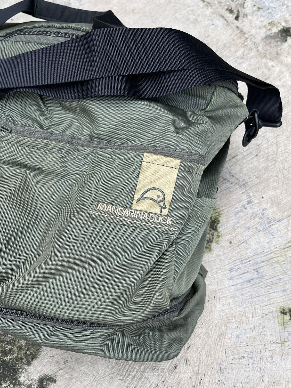 Japanese Brand 🔥MILITARY-TRAVEL BAG-MANDARINA DUCK🔥 Size ONE SIZE - 2 Thumbnail