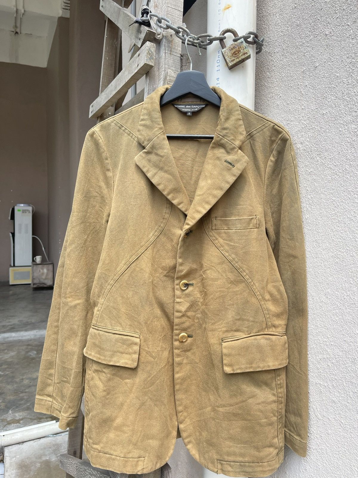 Comme des Garcons Homme Plus Comme des Garcons Homme Plus AW03 Runway Curve Tailored Size 38S - 6 Thumbnail