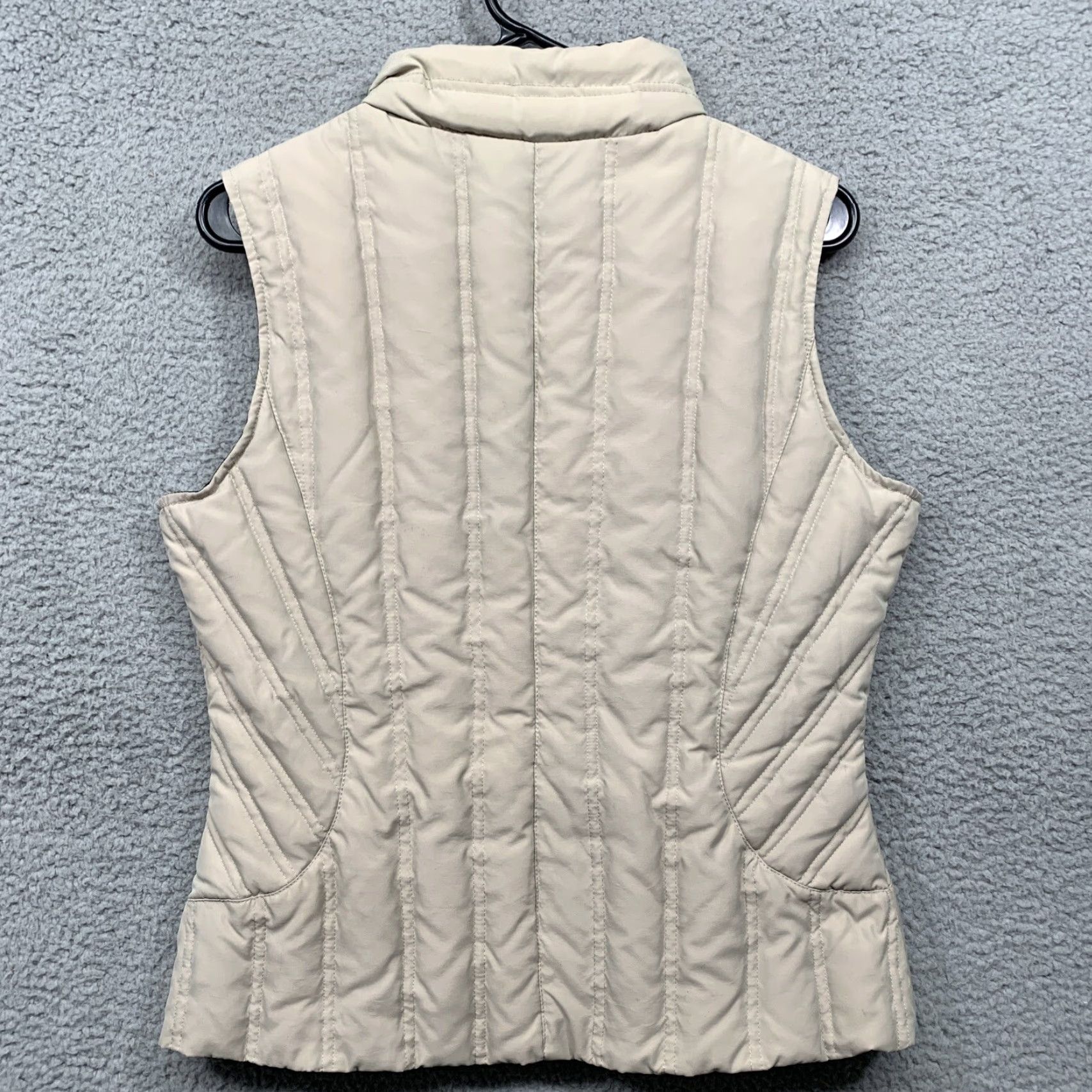 Vintage VINTAGE True Character Vest Womens Small Tan Brown Reversible Goose Down 4 Pockets Zip Machine Wash Shirt/Outerwear Size S / US 4 / IT 40 - 4 Thumbnail
