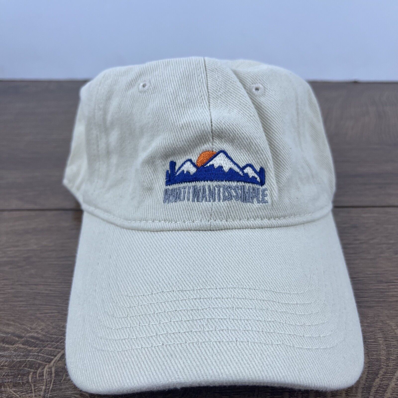 Other Simple Mountain Hat What I Want Simple Brown Cap Adjustable Size ONE SIZE - 3 Thumbnail