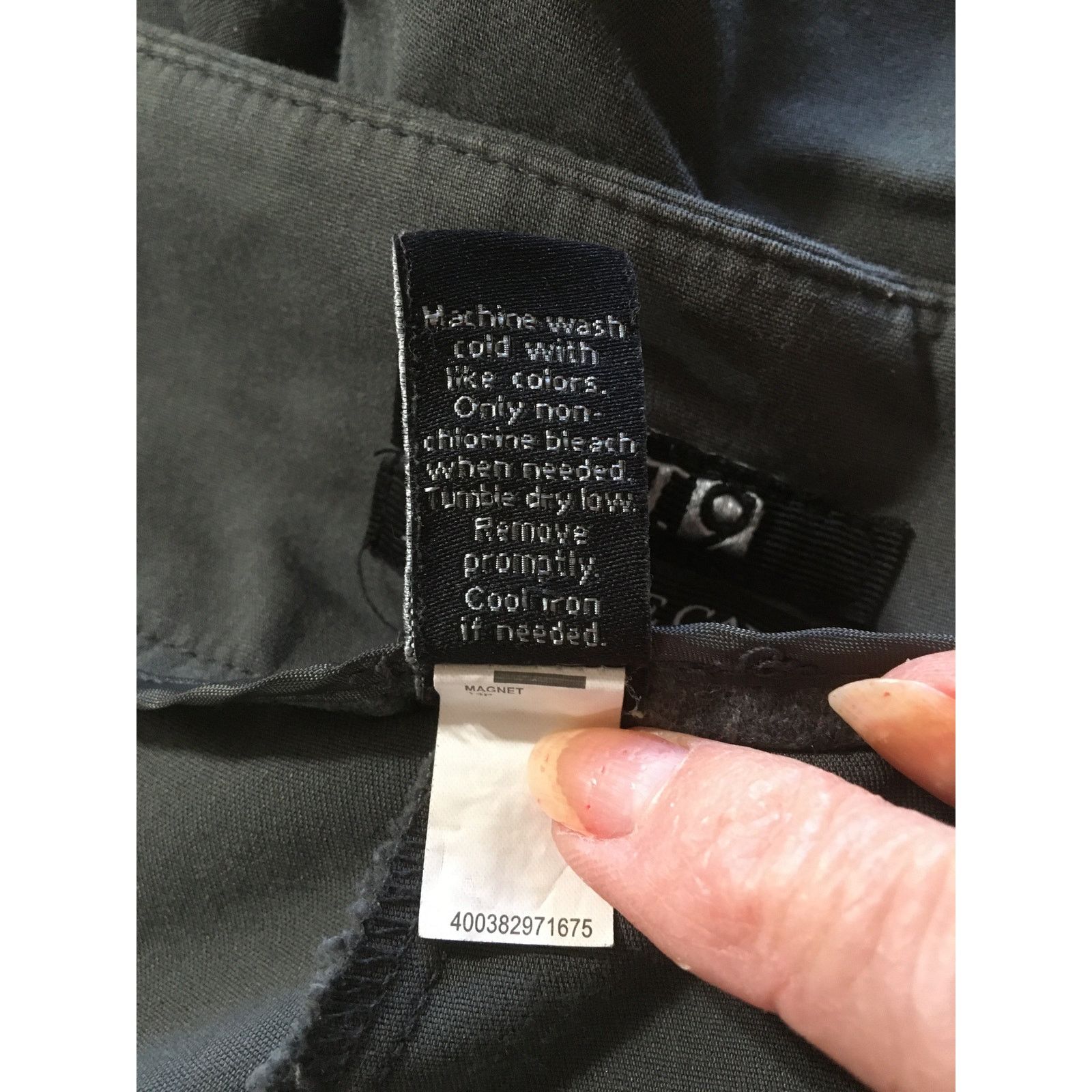 Apt. 9 APT. Nine The Tory Capri Size 14P Women’s Gray Faux Pockets Size 36" / US 14 / IT 50 - 7 Thumbnail