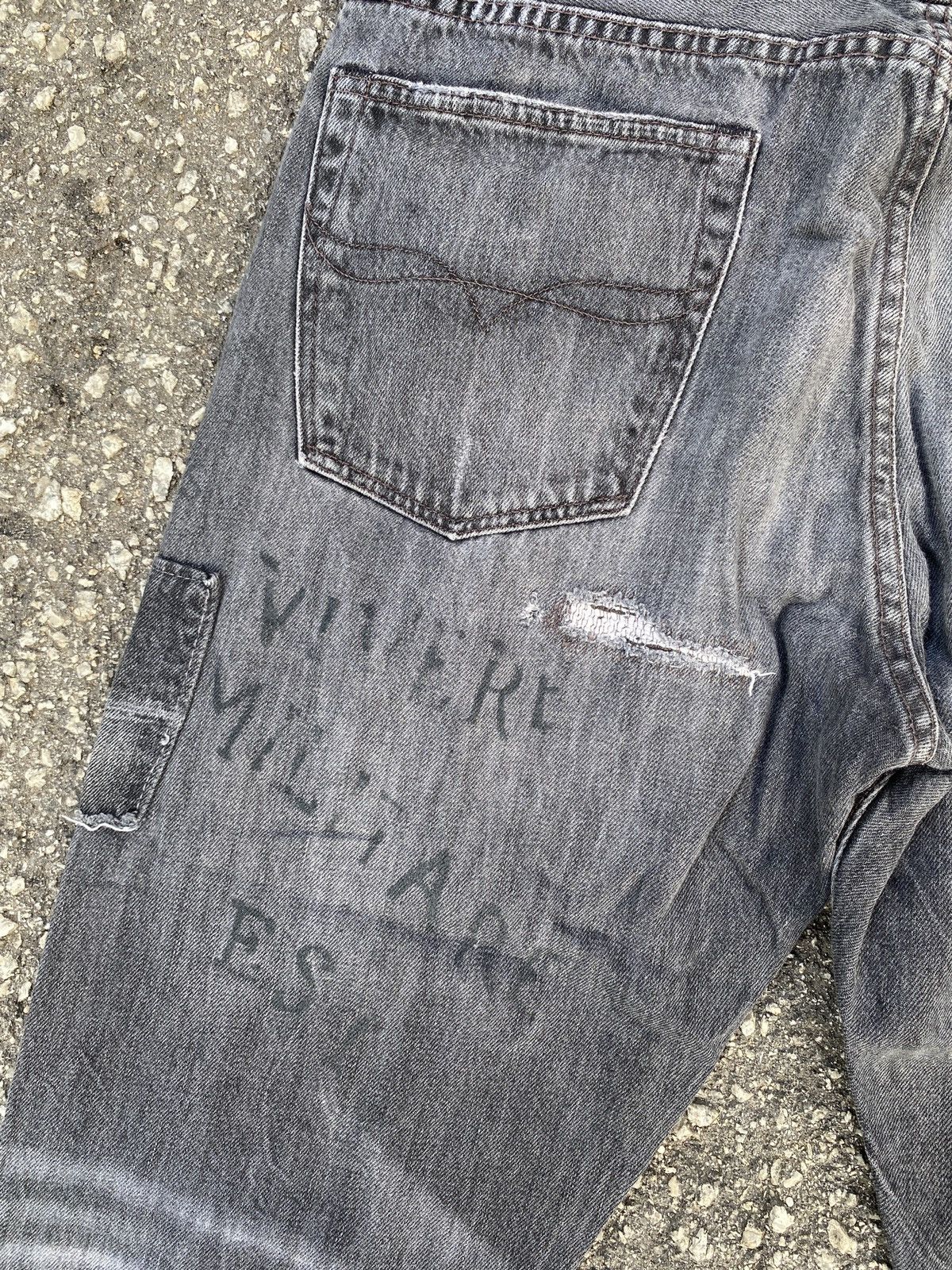 Polo Ralph Lauren *RARE* Polo Ralph Lauren Patchwork Varick Denim Jeans Size US 32 / EU 48 - 13 Thumbnail