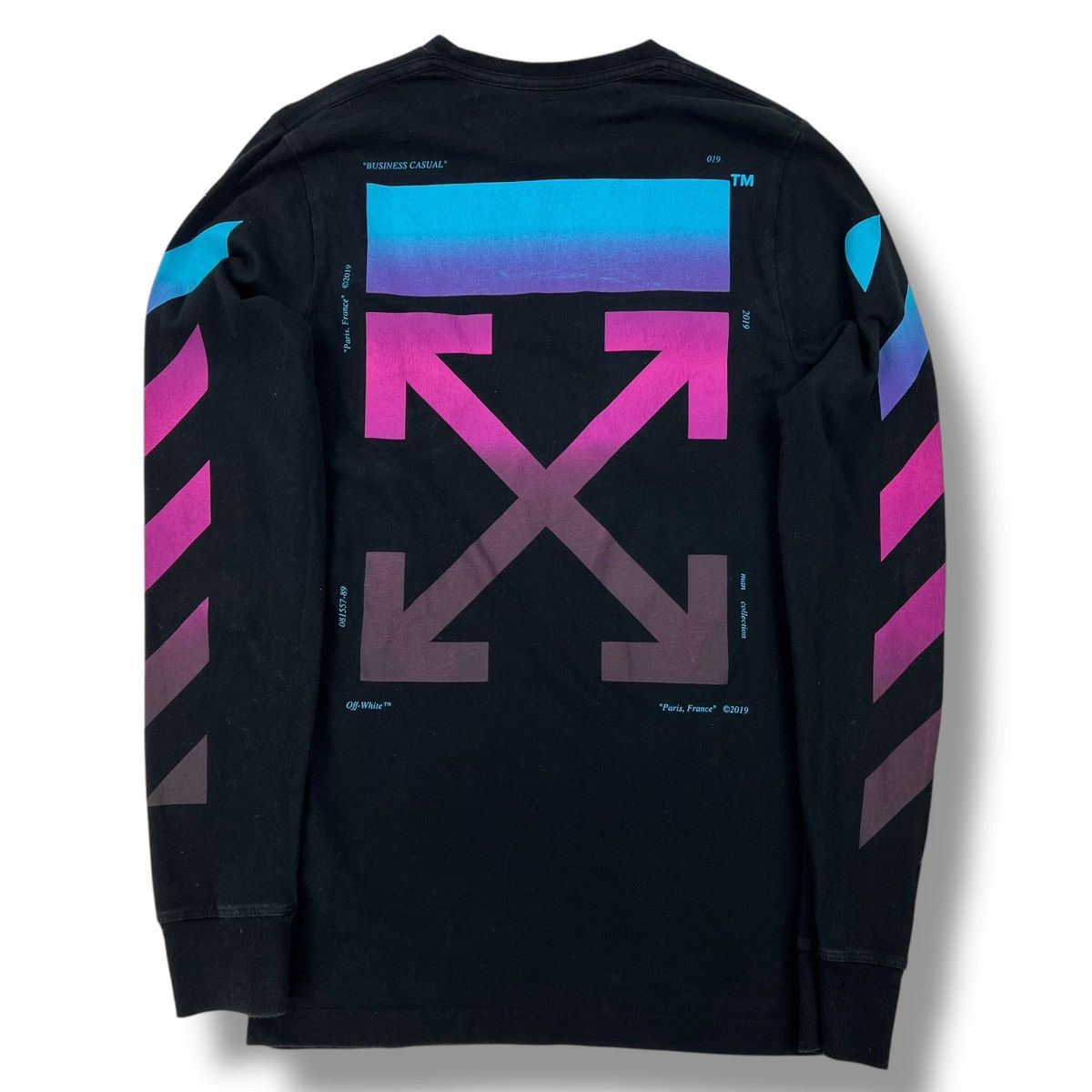 Off-White Off-White Gradient Arrows Long Sleeve T Shirt Size US XS / EU 42 / 0 - 2 Thumbnail