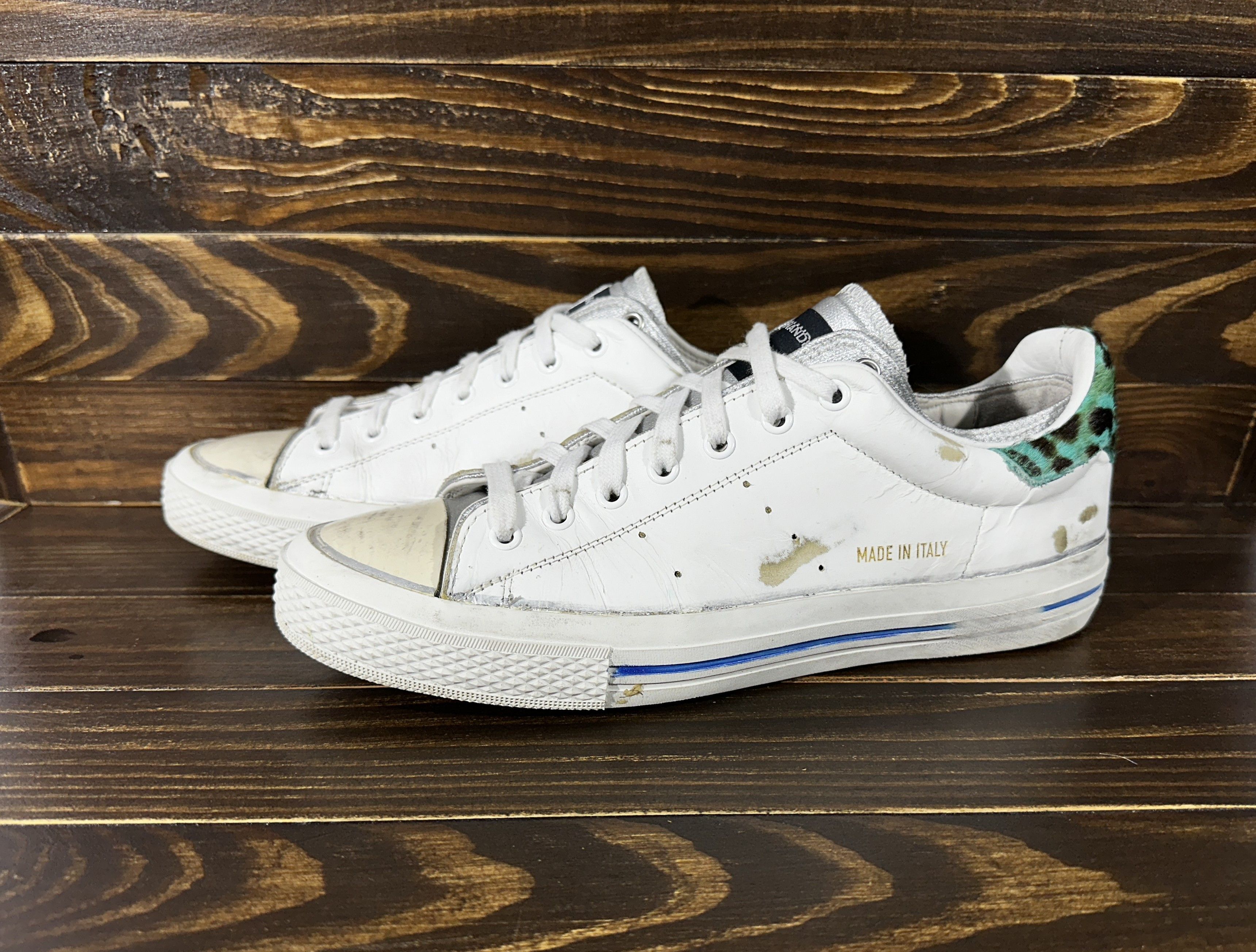 Leather Hidnander Archetypal Starless Donna Low Sneakers MadeInItaly Size US 11 / IT 41 - 5 Thumbnail