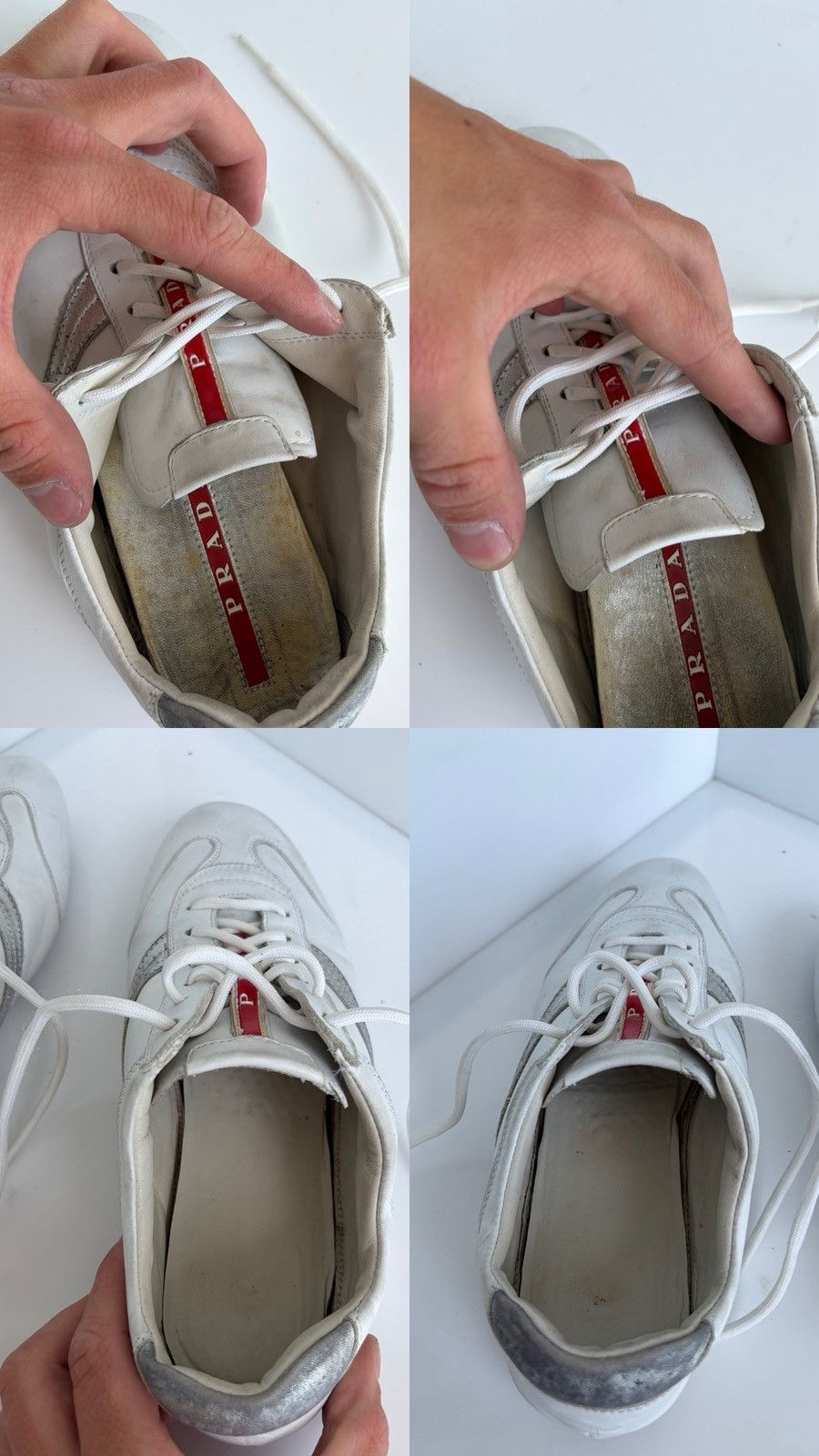 Prada 90S Prada Monte Carlo Driving Leather Sneakers Americas Cup Size US 7.5 / IT 37.5 - 20 Thumbnail