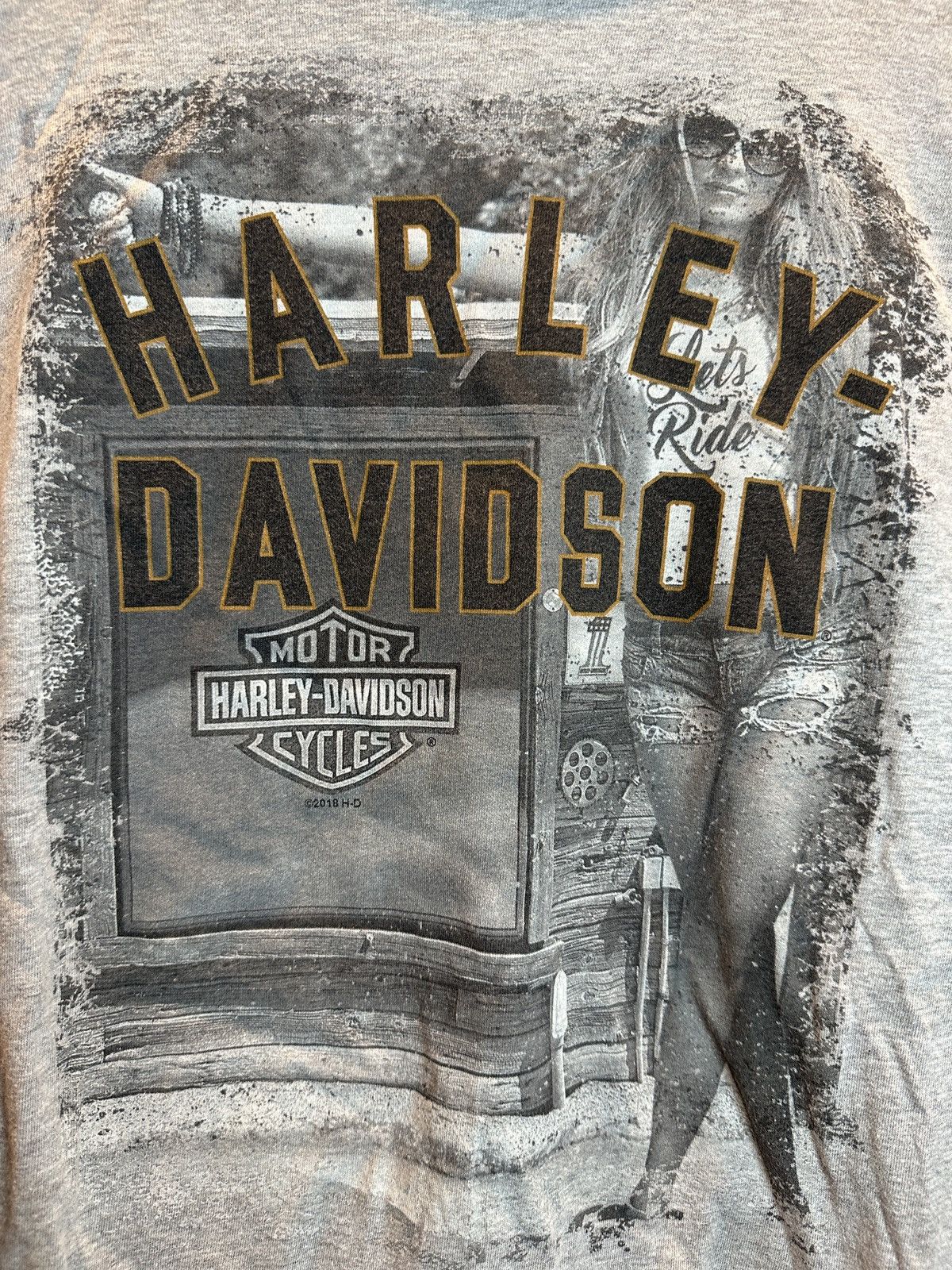 Harley Davidson *RARE* Vintage Harley Davidson Gator Leesburg Florida Shirt Size US M / EU 48-50 / 2 - 3 Thumbnail