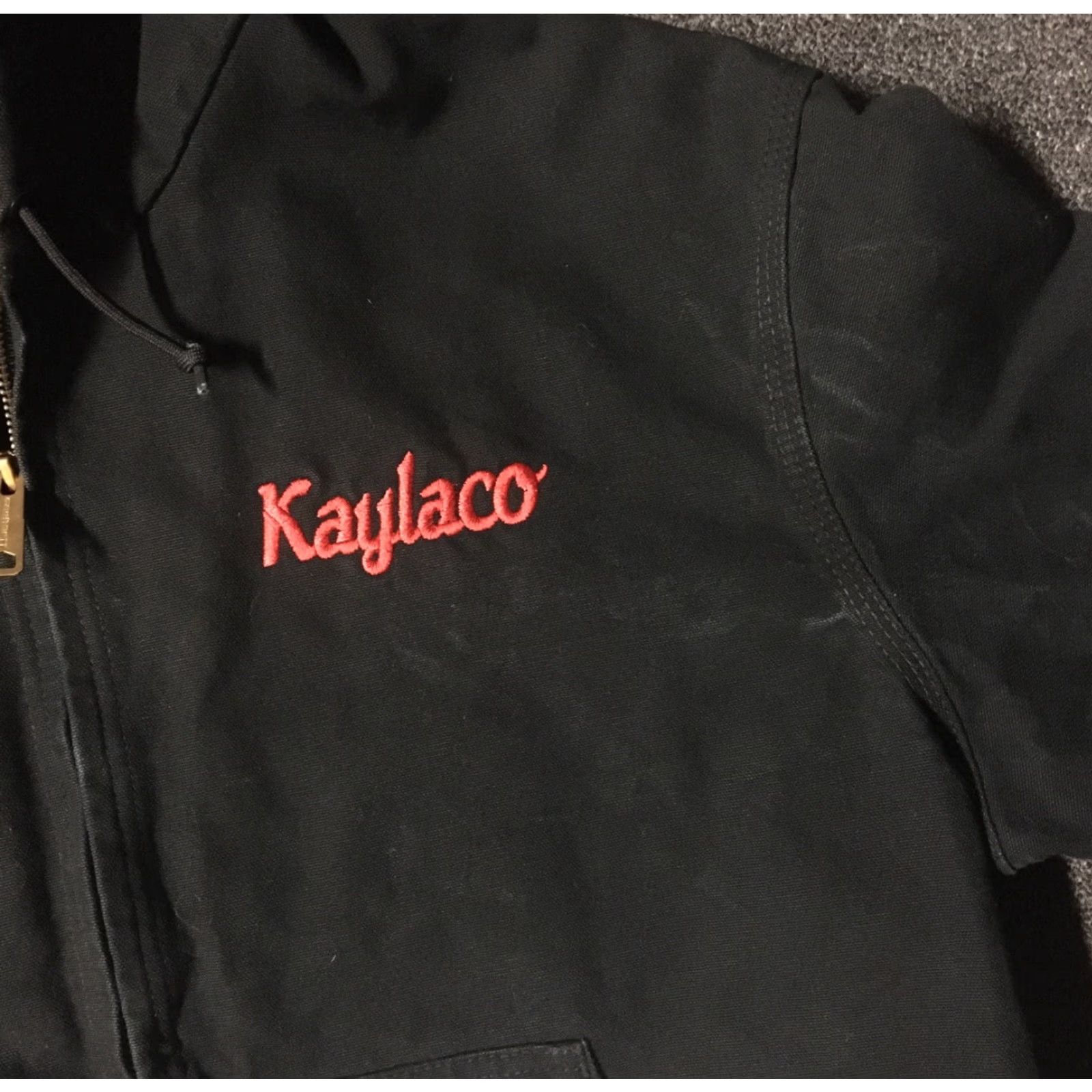 Carhartt Vtg Carhartt Hooded Jacket XL USA Black Carhartt J131 90s 80s Biker Motorcycle Trucker Grunge Vintage Men Jacket Hooded Canvas USA Made Size US XL / EU 56 / 4 - 4 Thumbnail