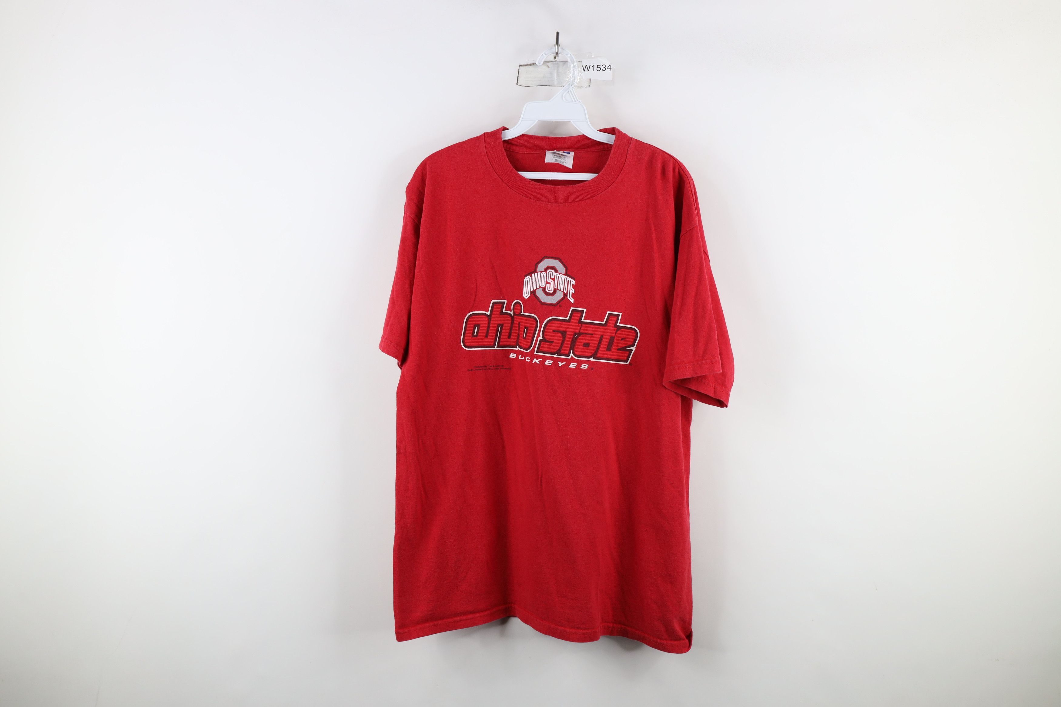 Vintage Vintage 90s The Ohio State University Short Sleeve T-Shirt Size US L / EU 52-54 / 3 - 1 Thumbnail