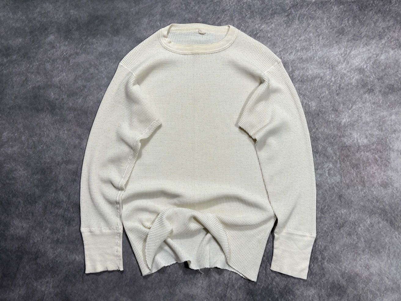 Vintage 1970s Thermal True Vintage Fruit of the Loom Blank Waffle Size US S / EU 44-46 / 1 - 15 Thumbnail