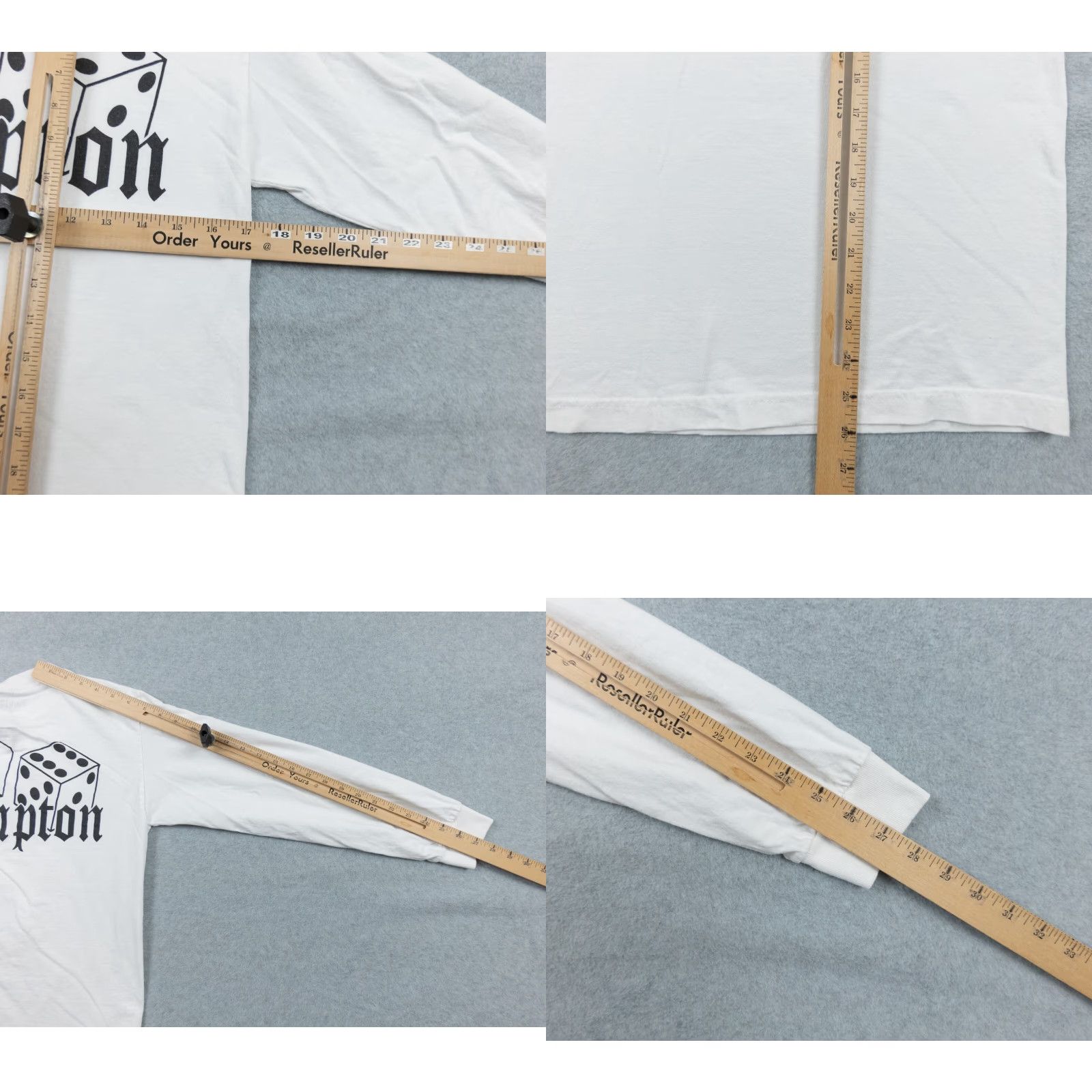Vintage Bompton Long Sleeve Shirt Men Small White Hip Hop Tee Crewneck Size US S / EU 44-46 / 1 - 8 Thumbnail
